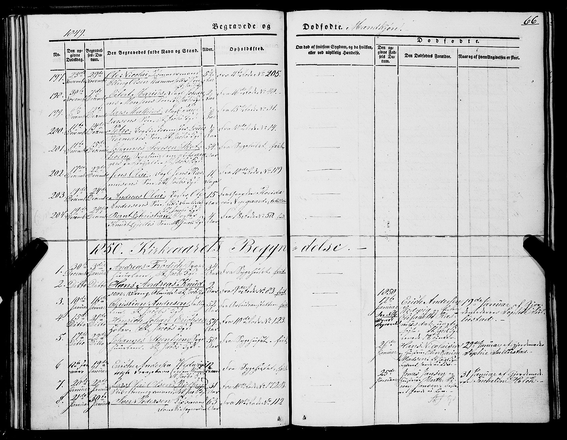 Domkirken sokneprestembete, AV/SAB-A-74801/H/Haa/L0040: Parish register (official) no. E 1, 1841-1853, p. 66