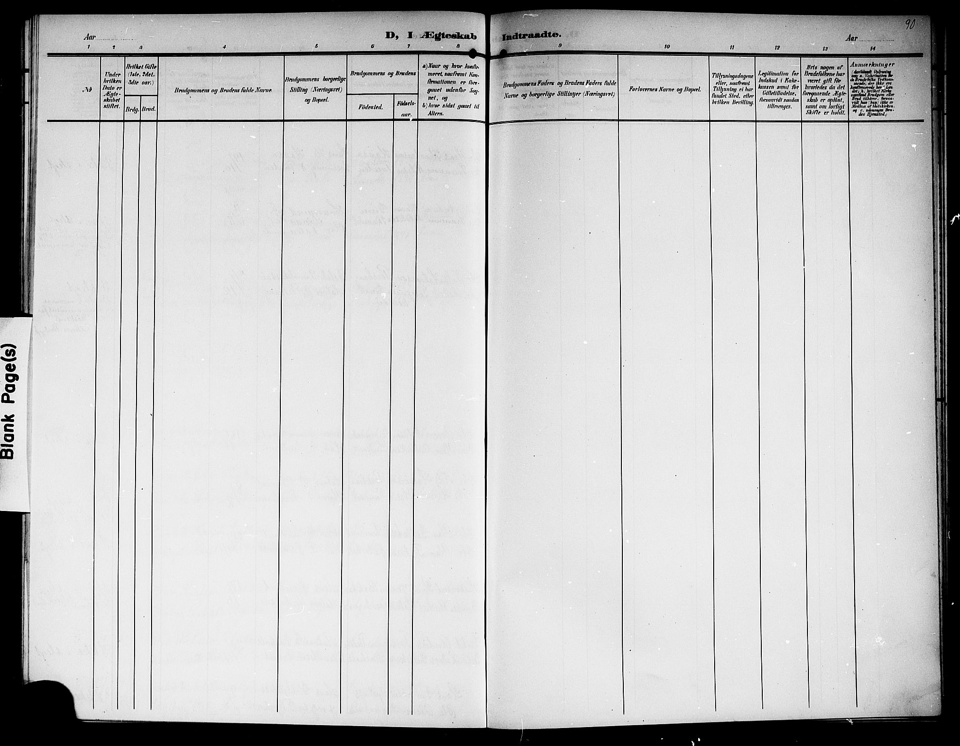 Lunde kirkebøker, SAKO/A-282/G/Ga/L0004: Parish register (copy) no. I 4, 1906-1914, p. 90