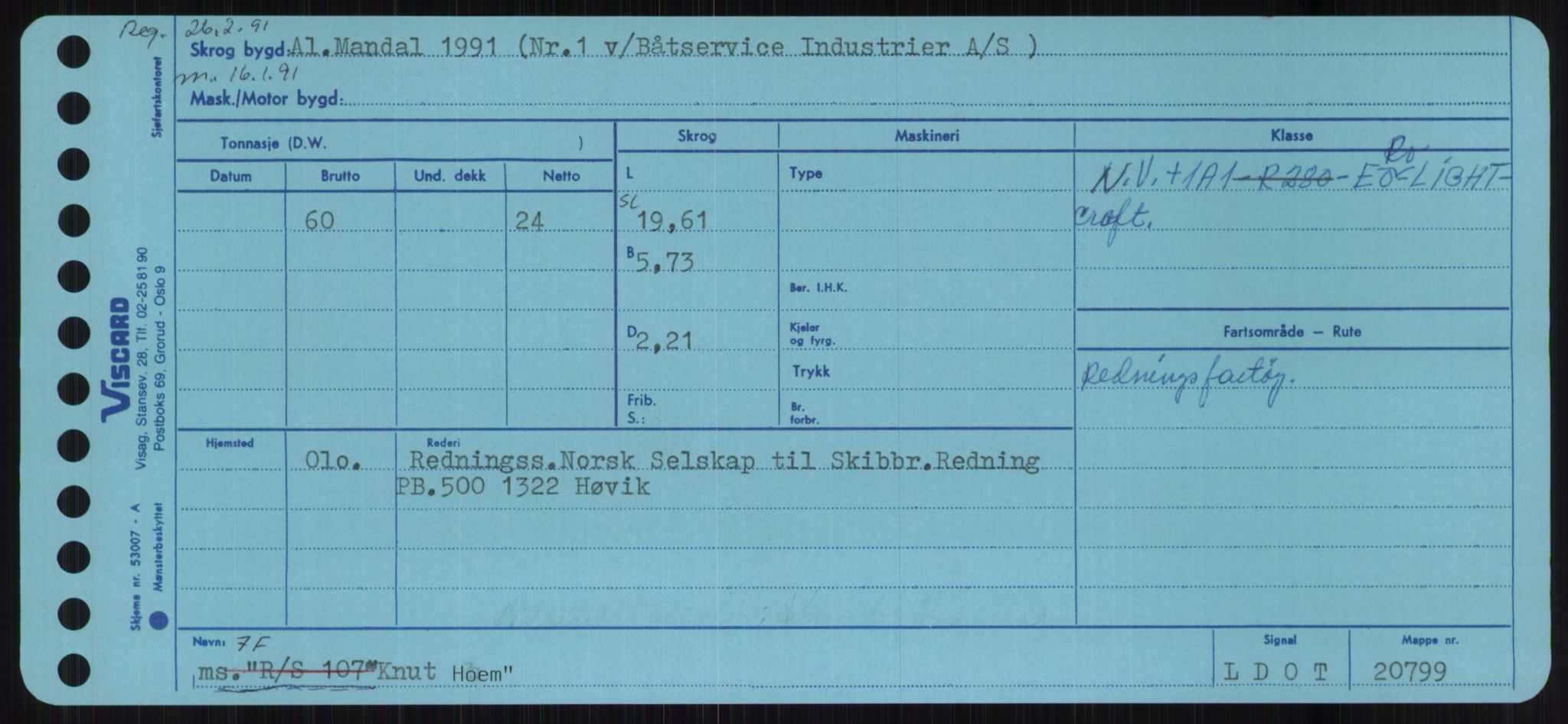 Sjøfartsdirektoratet med forløpere, Skipsmålingen, RA/S-1627/H/Ha/L0003/0001: Fartøy, Hilm-Mar / Fartøy, Hilm-Kol, p. 843