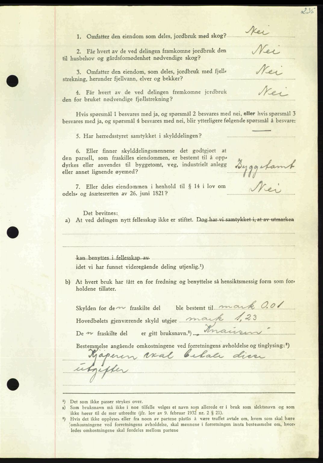 Nordmøre sorenskriveri, AV/SAT-A-4132/1/2/2Ca: Mortgage book no. A116, 1950-1950, Diary no: : 2844/1950