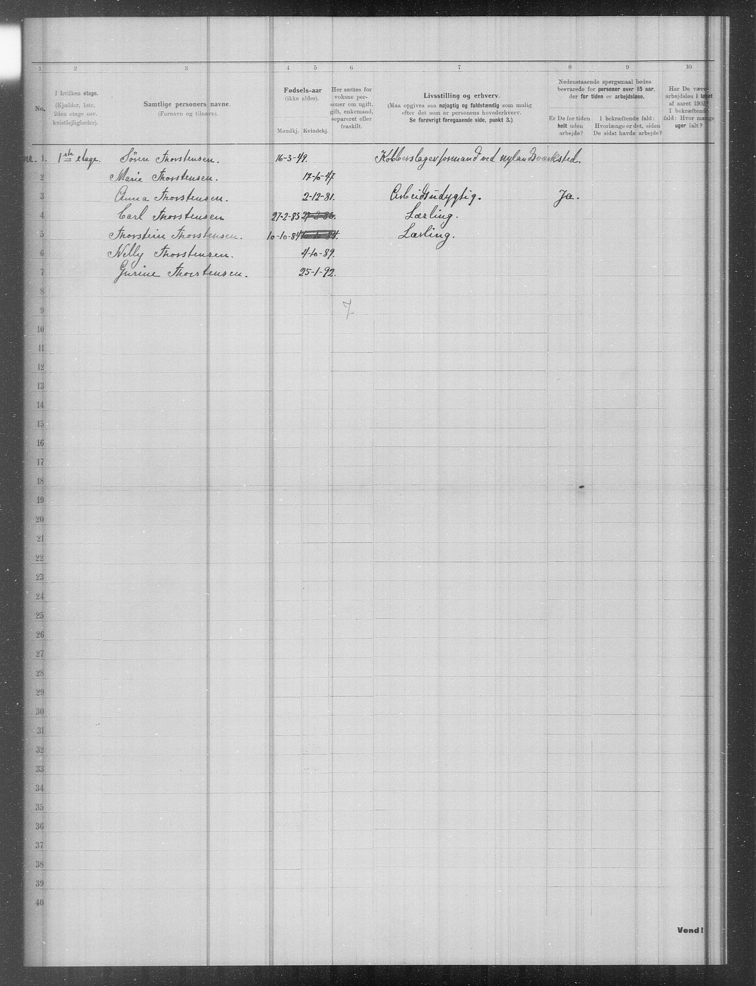 OBA, Municipal Census 1902 for Kristiania, 1902, p. 14398