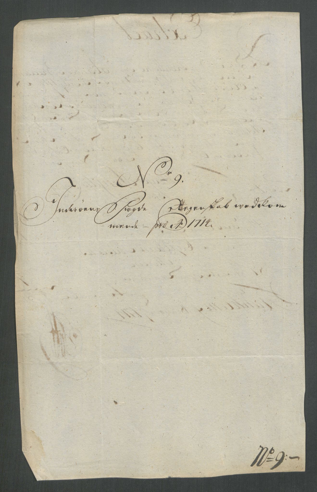 Rentekammeret inntil 1814, Reviderte regnskaper, Fogderegnskap, RA/EA-4092/R63/L4322: Fogderegnskap Inderøy, 1714, p. 200