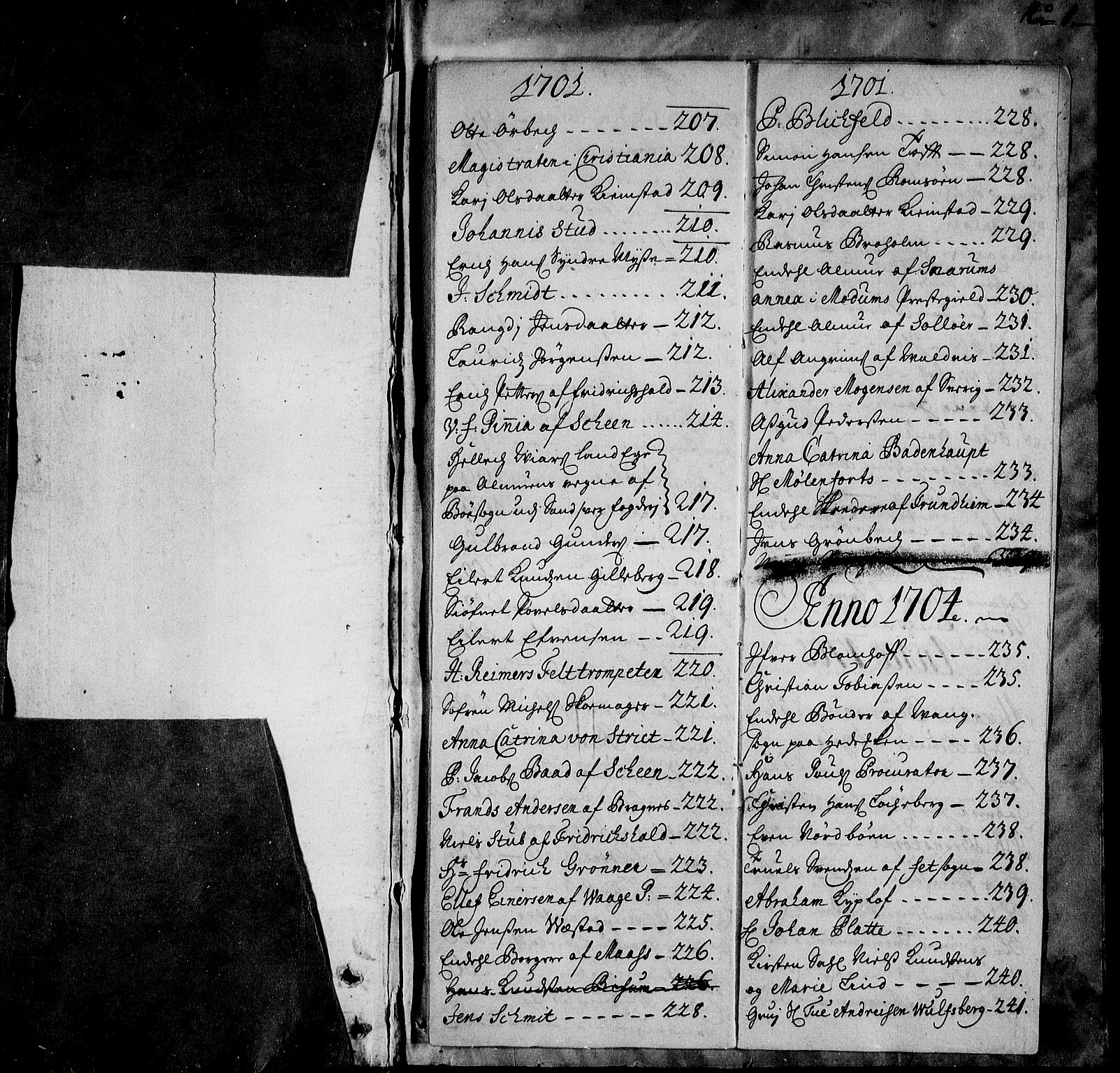 Stattholderembetet 1572-1771, AV/RA-EA-2870/Ad/L0006: Supplikasjons- og resolusjonsprotokoll, 1699-1706