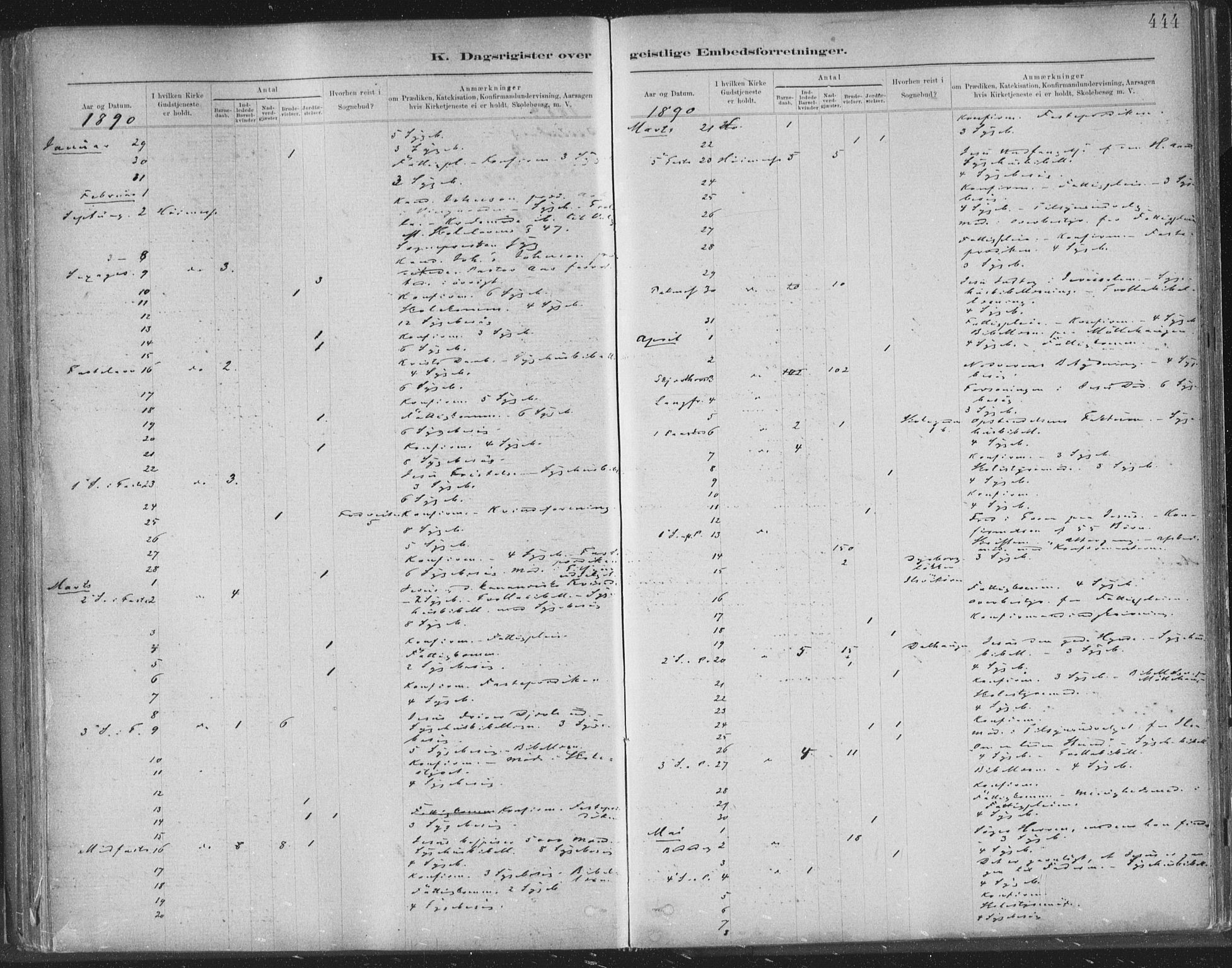 Ministerialprotokoller, klokkerbøker og fødselsregistre - Sør-Trøndelag, AV/SAT-A-1456/603/L0163: Parish register (official) no. 603A02, 1879-1895, p. 444