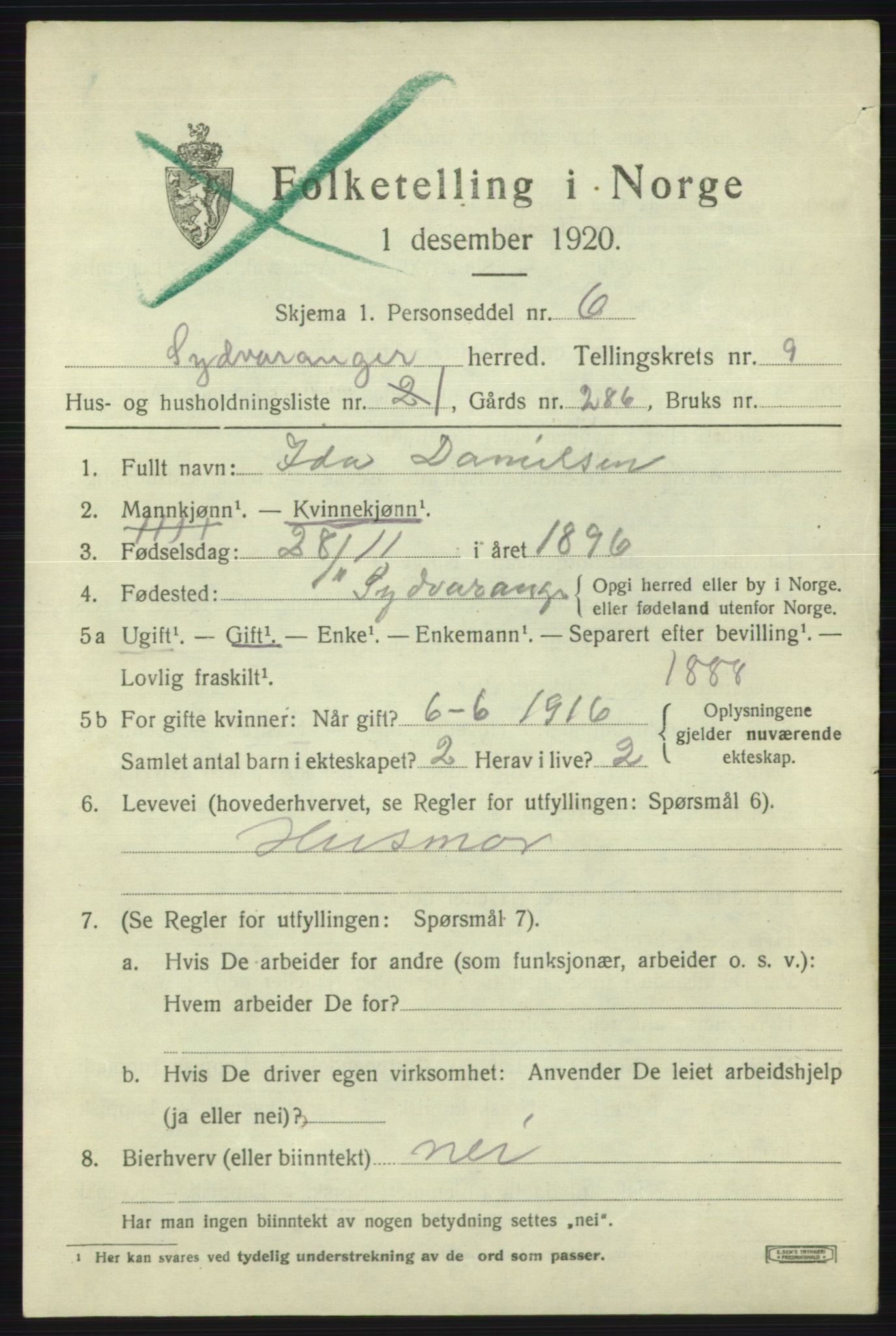 SATØ, 1920 census for Sør-Varanger, 1920, p. 6004