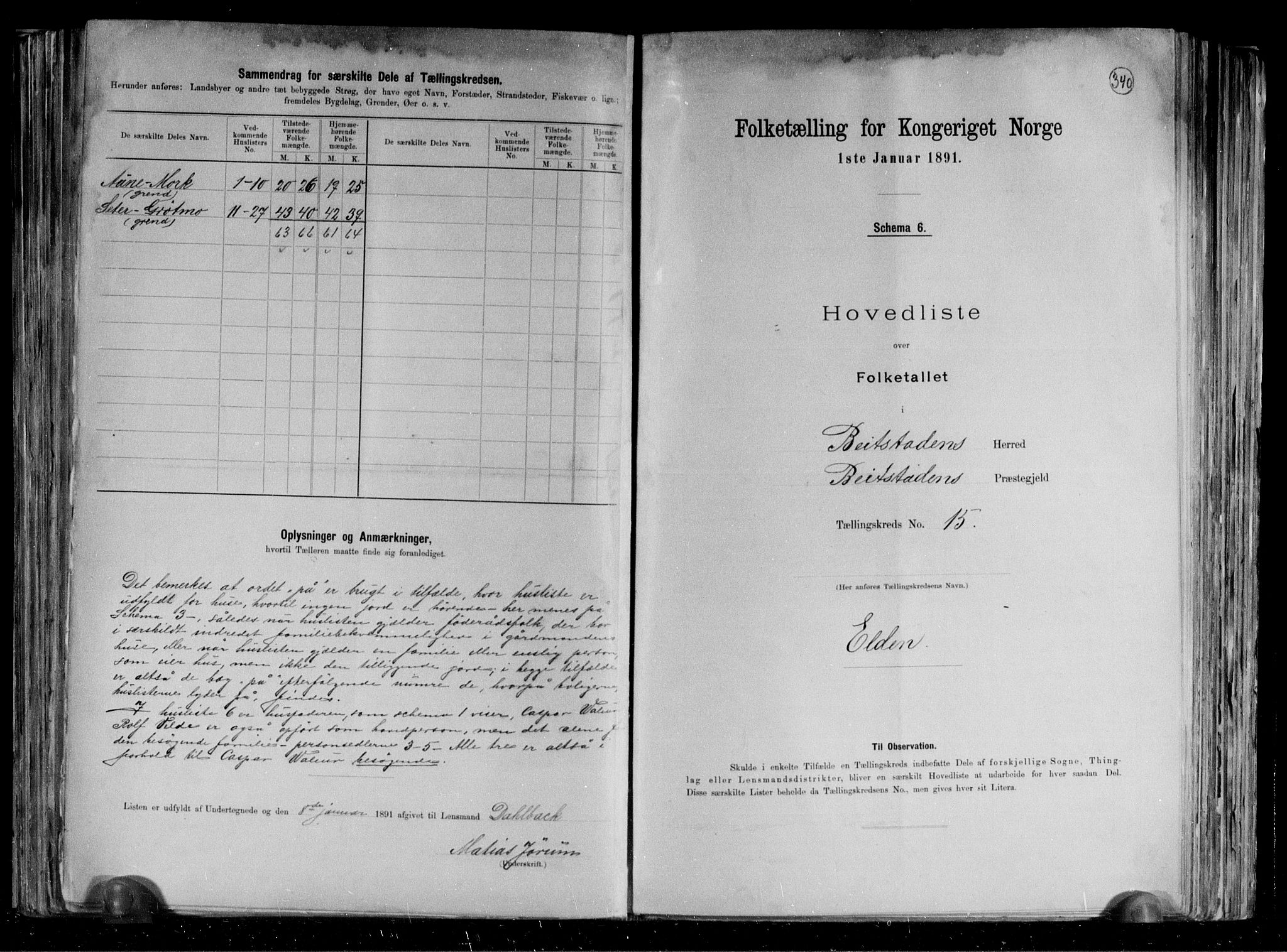 RA, 1891 census for 1727 Beitstad, 1891, p. 37