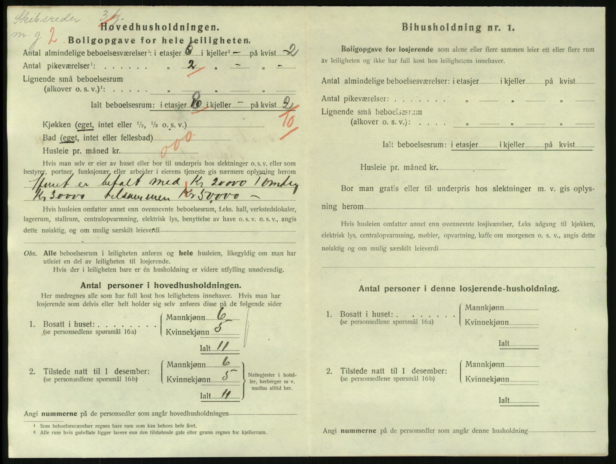 SAKO, 1920 census for Tønsberg, 1920, p. 6304