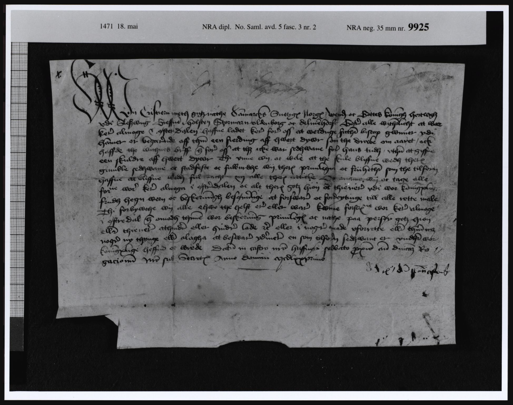 Riksarkivets diplomsamling, AV/RA-EA-5965/F10, 1309-1569, p. 280