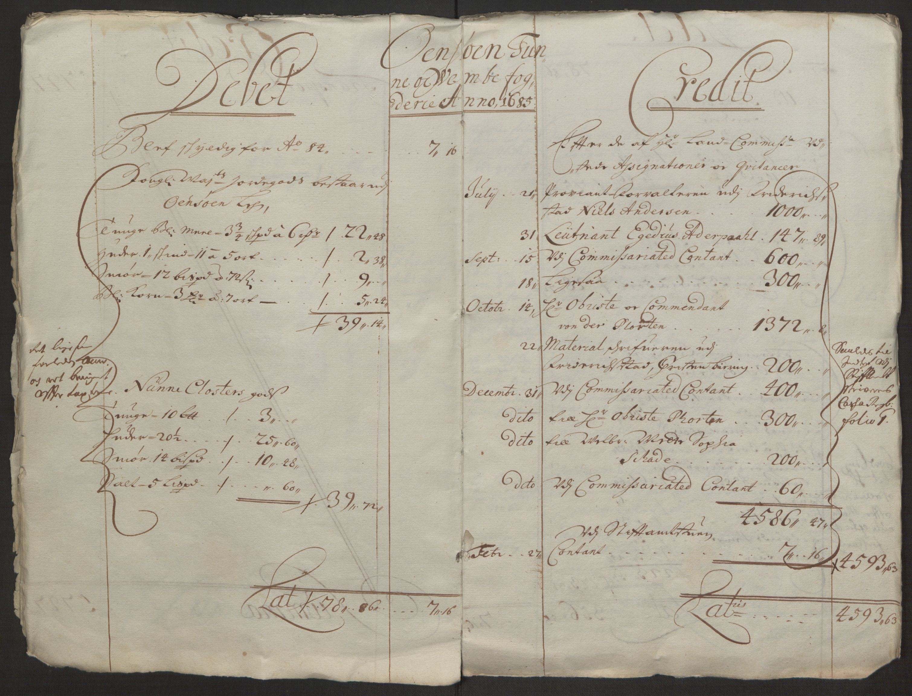Rentekammeret inntil 1814, Reviderte regnskaper, Fogderegnskap, RA/EA-4092/R03/L0118: Fogderegnskap Onsøy, Tune, Veme og Åbygge fogderi, 1684-1689, p. 70