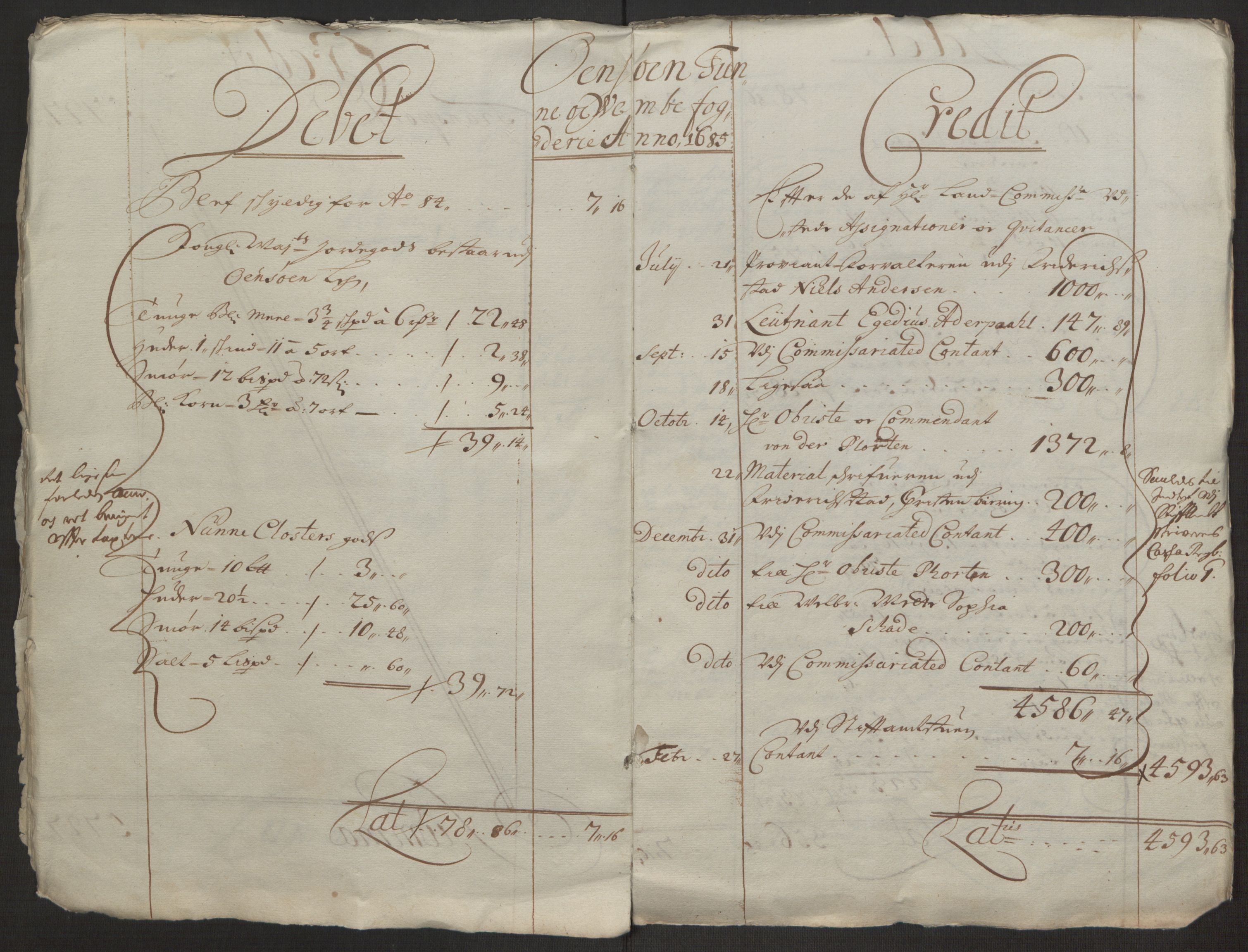 Rentekammeret inntil 1814, Reviderte regnskaper, Fogderegnskap, AV/RA-EA-4092/R03/L0118: Fogderegnskap Onsøy, Tune, Veme og Åbygge fogderi, 1684-1689, p. 70