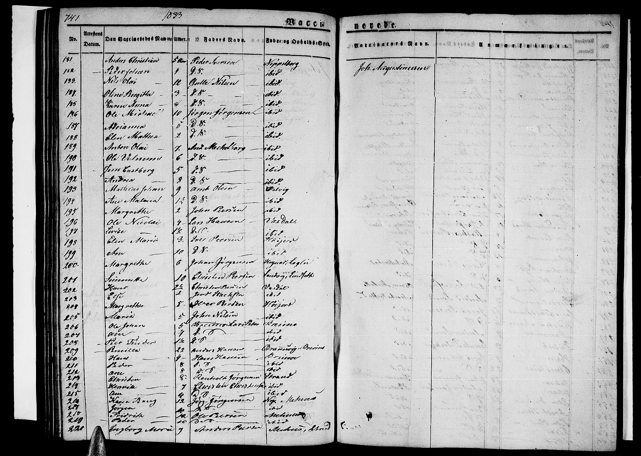 Ministerialprotokoller, klokkerbøker og fødselsregistre - Nordland, AV/SAT-A-1459/838/L0548: Parish register (official) no. 838A06, 1829-1839, p. 741-742