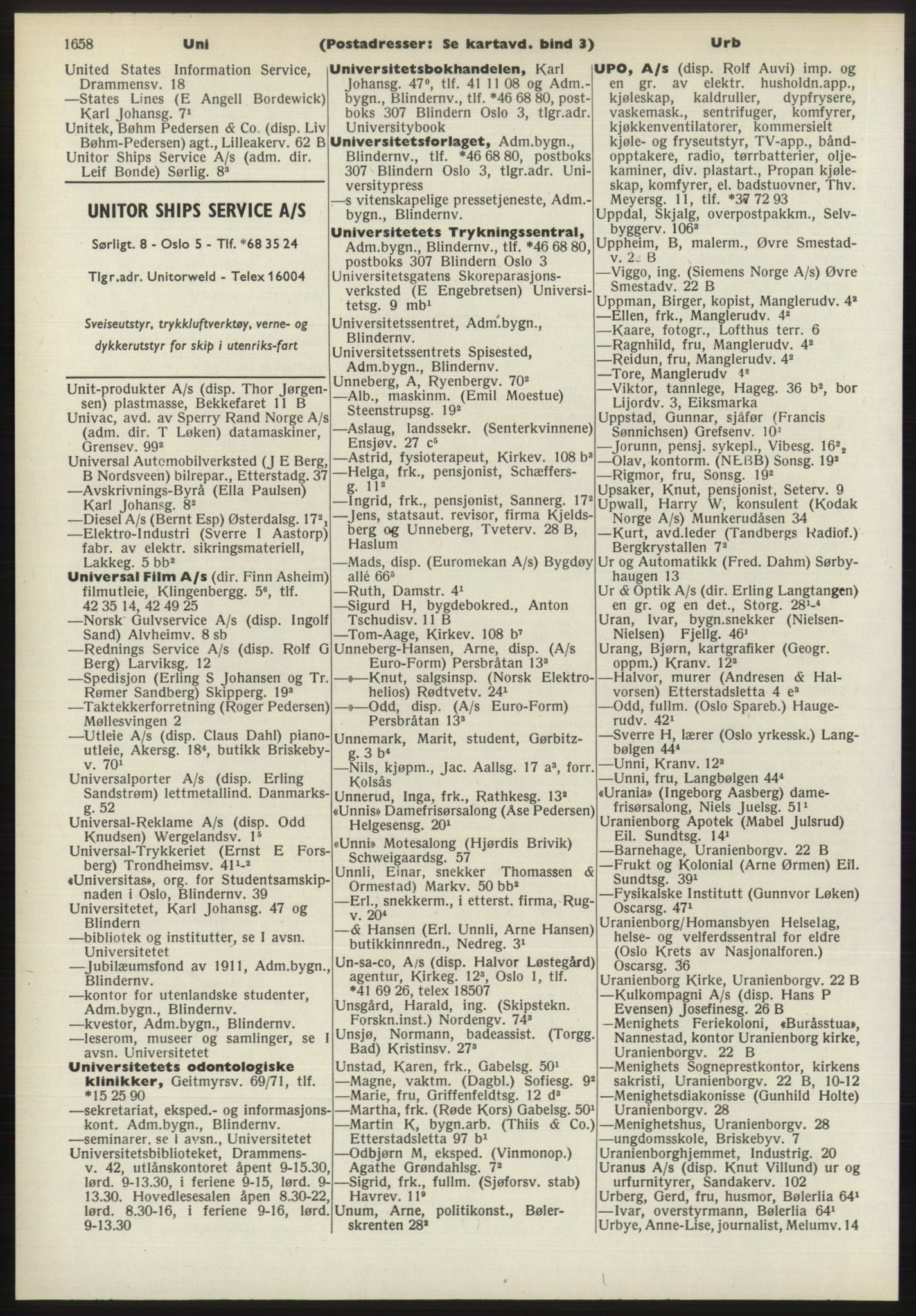 Kristiania/Oslo adressebok, PUBL/-, 1970-1971, p. 1658