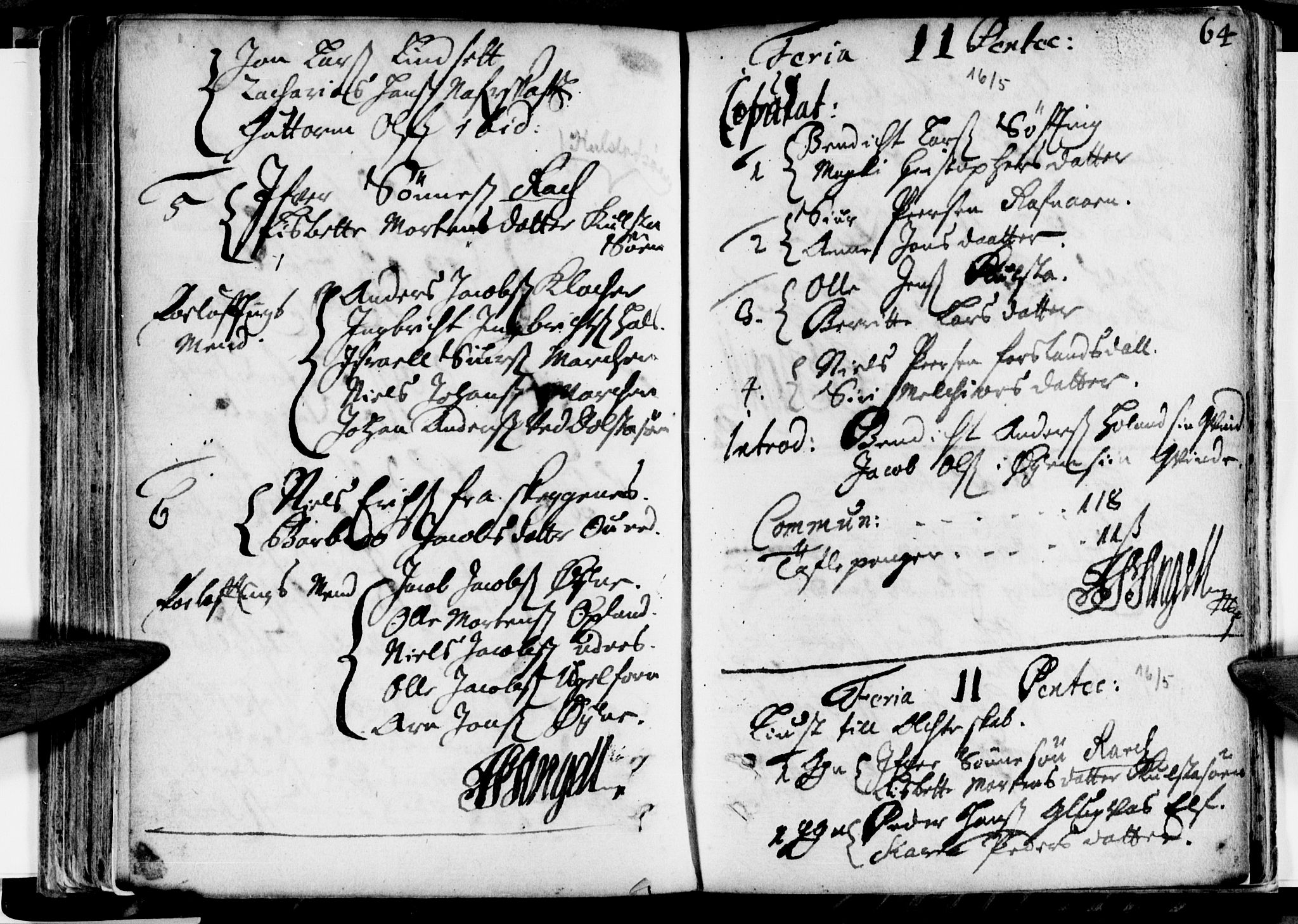 Ministerialprotokoller, klokkerbøker og fødselsregistre - Nordland, SAT/A-1459/820/L0280: Parish register (official) no. 820A01, 1690-1693, p. 64