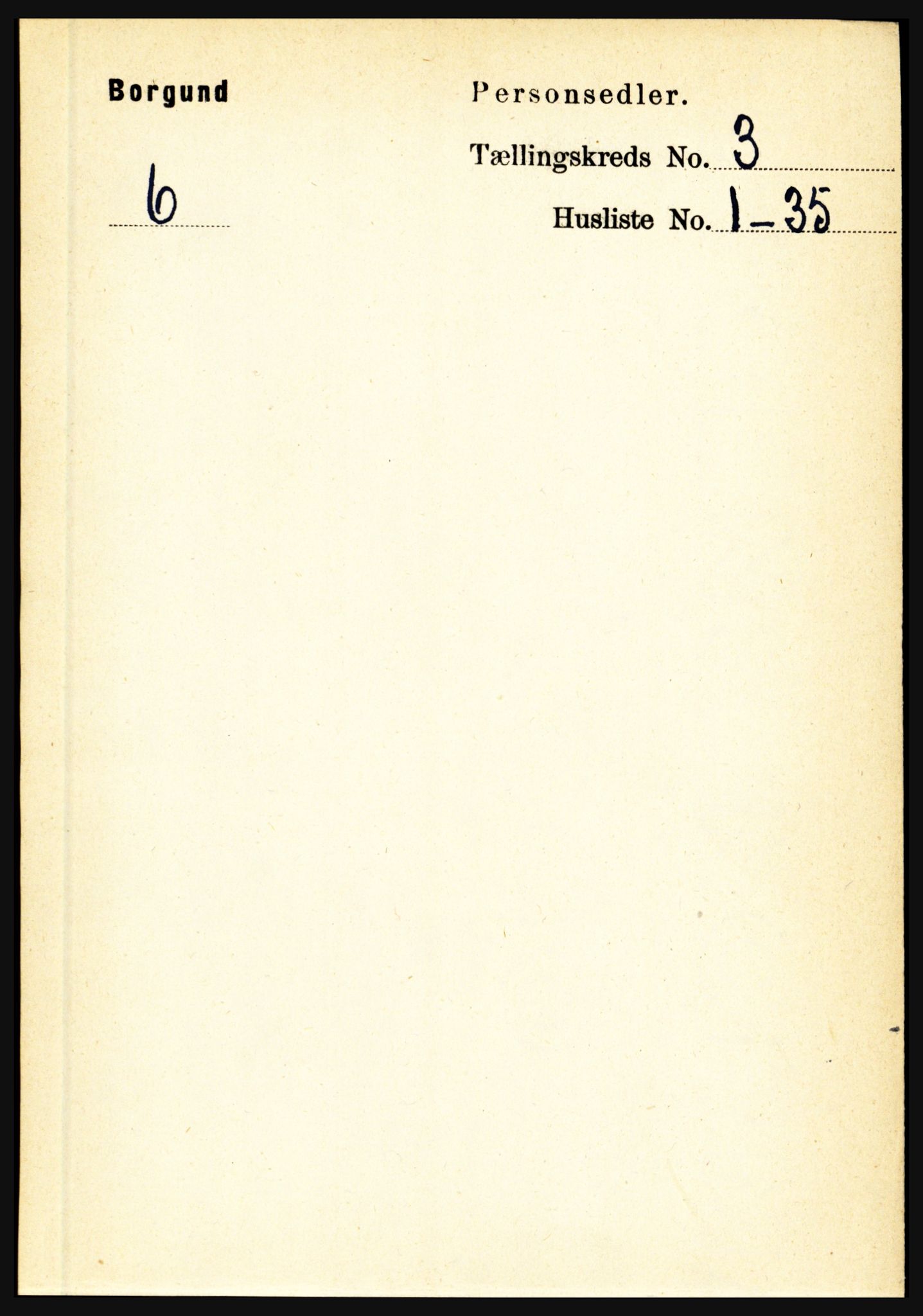 RA, 1891 census for 1423 Borgund, 1891, p. 562