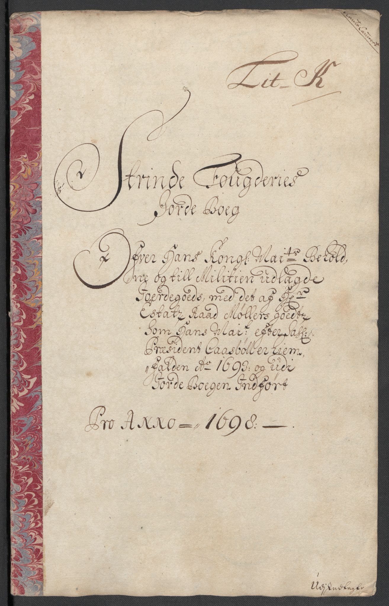 Rentekammeret inntil 1814, Reviderte regnskaper, Fogderegnskap, RA/EA-4092/R61/L4107: Fogderegnskap Strinda og Selbu, 1698-1700, p. 119