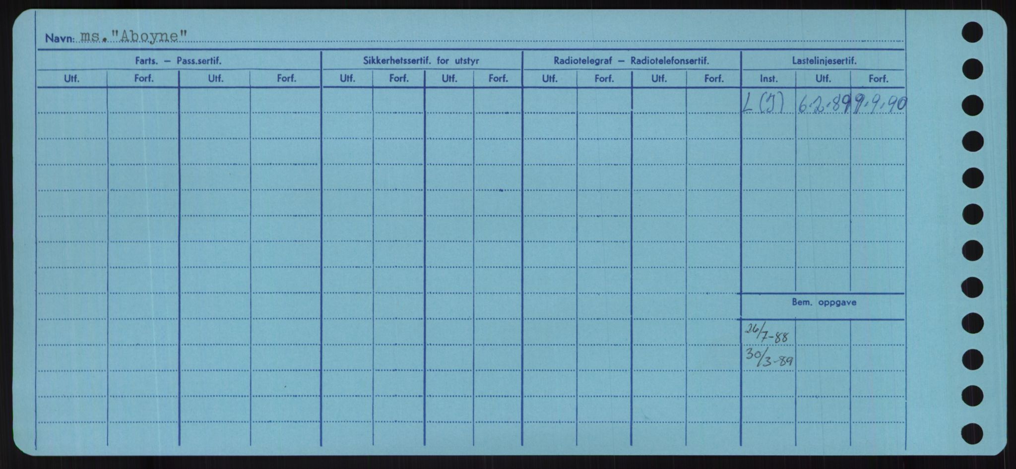 Sjøfartsdirektoratet med forløpere, Skipsmålingen, AV/RA-S-1627/H/Hd/L0001: Fartøy, A-Anv, p. 12