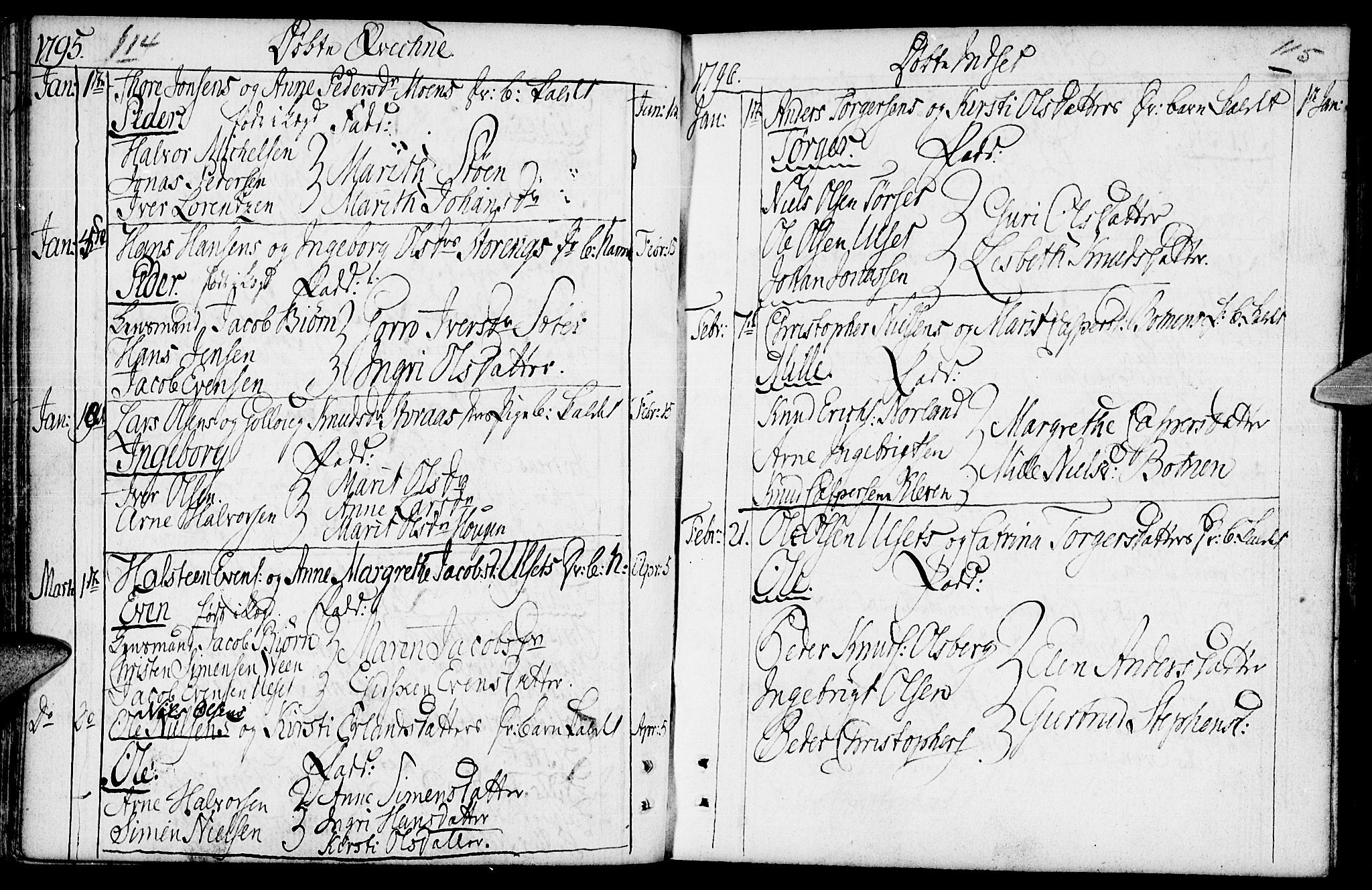 Kvikne prestekontor, AV/SAH-PREST-064/H/Ha/Haa/L0003: Parish register (official) no. 3, 1785-1814, p. 114-115