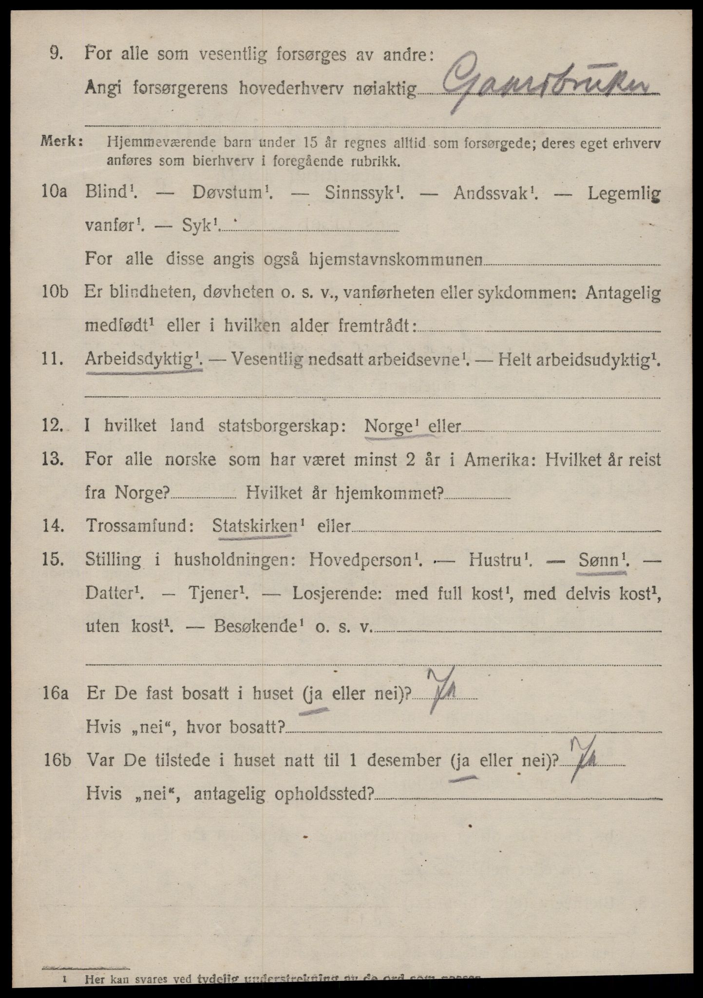SAT, 1920 census for Frei, 1920, p. 1446