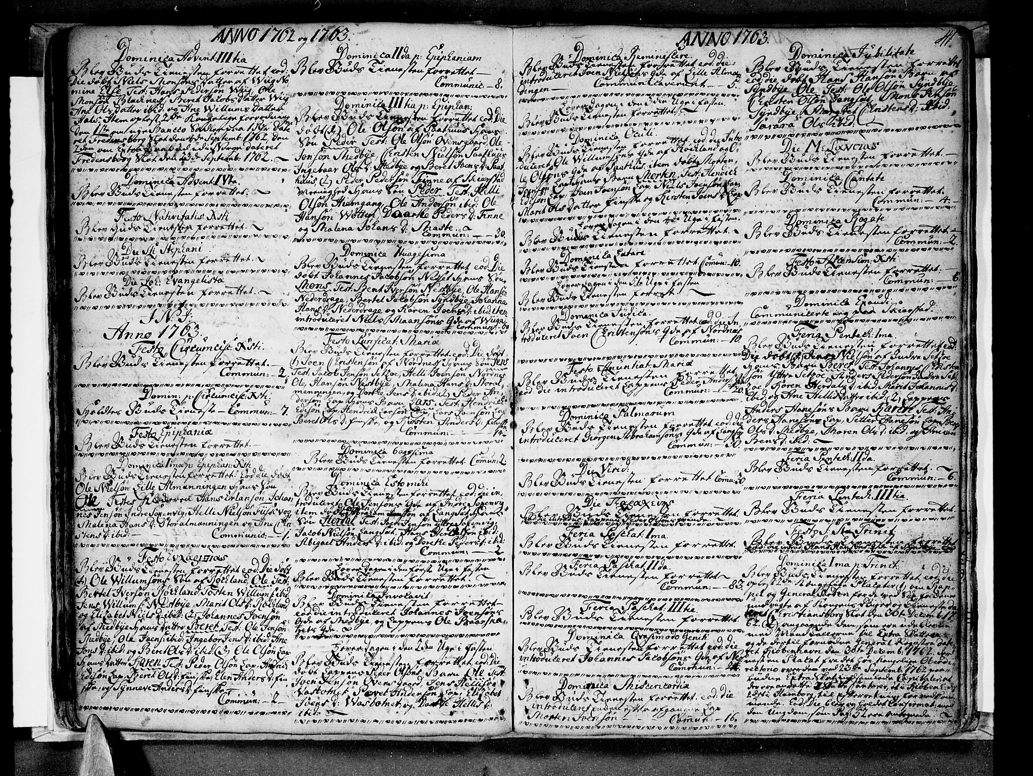 Ministerialprotokoller, klokkerbøker og fødselsregistre - Nordland, SAT/A-1459/847/L0663: Parish register (official) no. 847A03, 1749-1770, p. 41