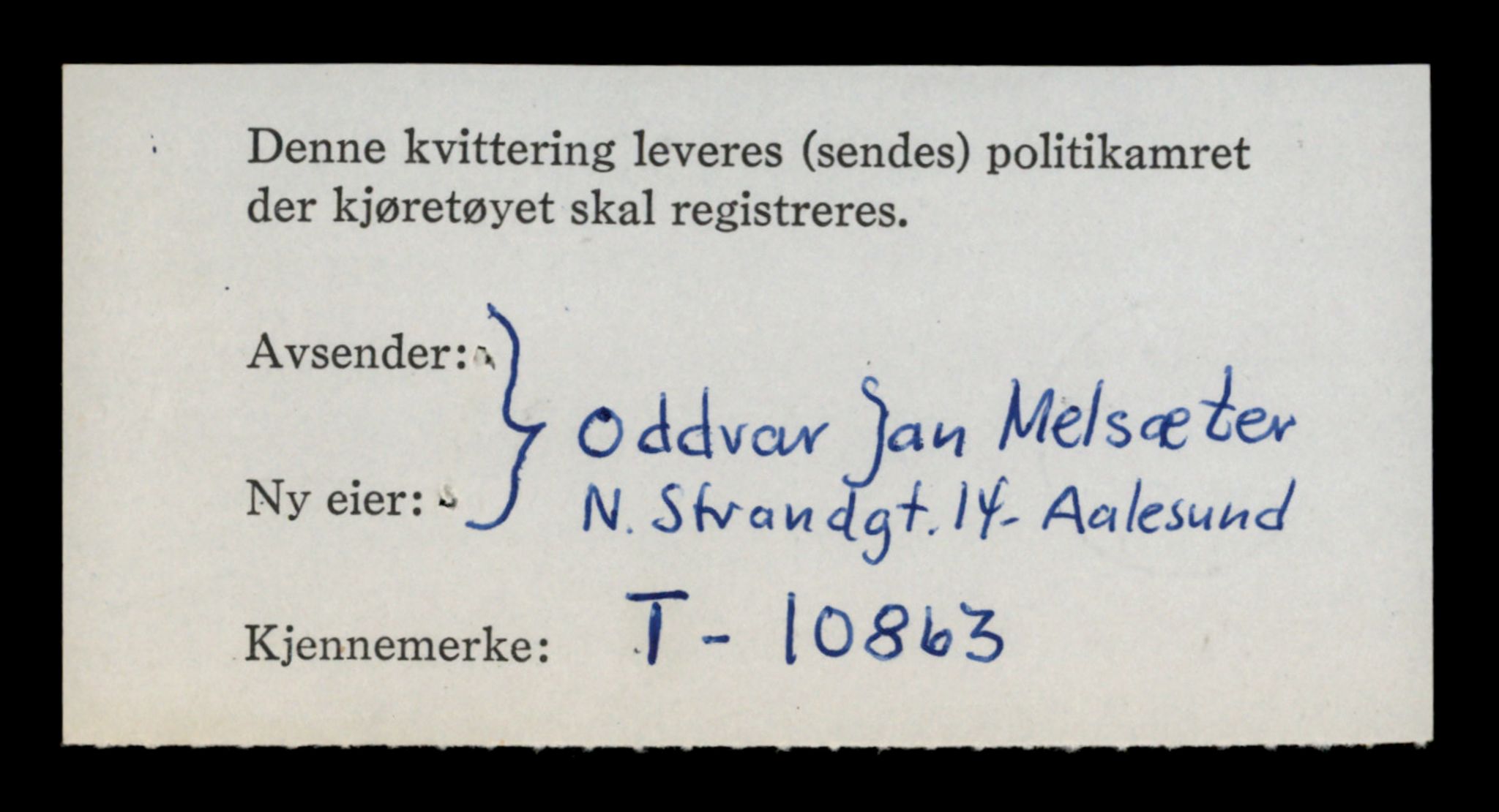 Møre og Romsdal vegkontor - Ålesund trafikkstasjon, SAT/A-4099/F/Fe/L0024: Registreringskort for kjøretøy T 10810 - T 10930, 1927-1998, p. 1447