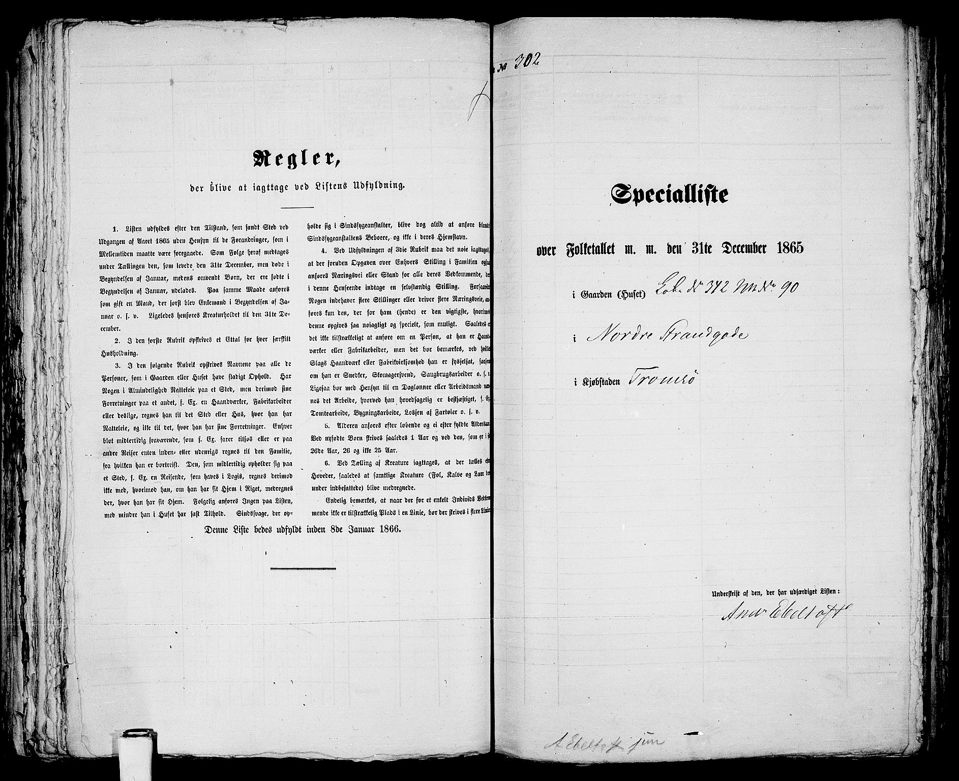 RA, 1865 census for Tromsø, 1865, p. 620