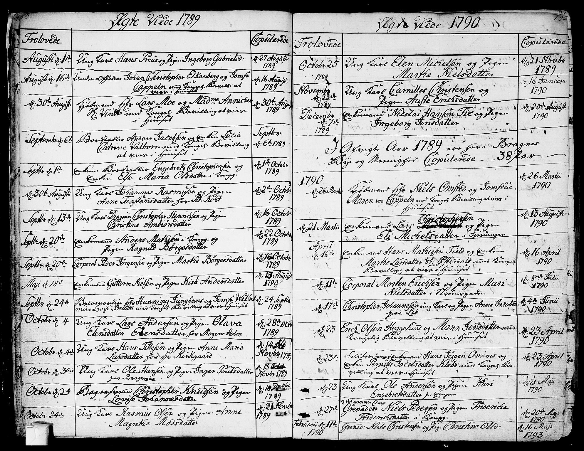 Bragernes kirkebøker, AV/SAKO-A-6/F/Fa/L0006a: Parish register (official) no. I 6, 1782-1814