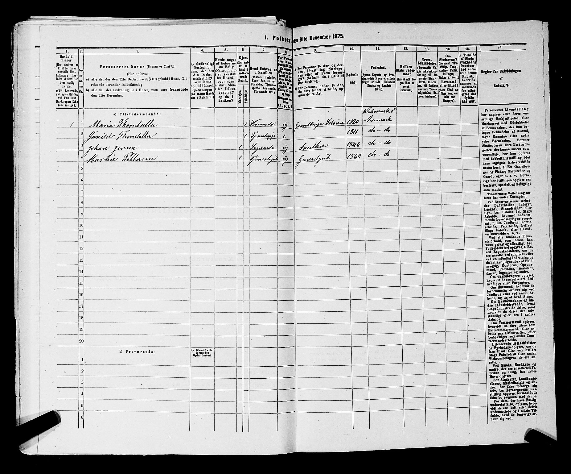 RA, 1875 census for 0118P Aremark, 1875, p. 1024