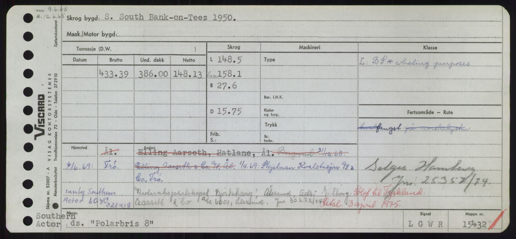 Sjøfartsdirektoratet med forløpere, Skipsmålingen, RA/S-1627/H/Hd/L0029: Fartøy, P, p. 349