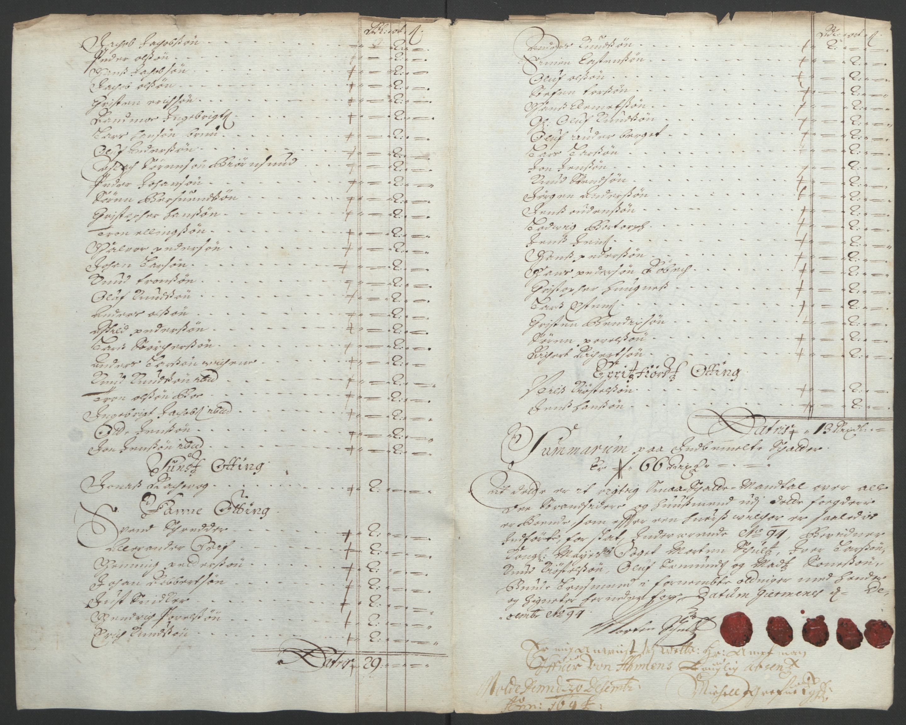 Rentekammeret inntil 1814, Reviderte regnskaper, Fogderegnskap, RA/EA-4092/R55/L3651: Fogderegnskap Romsdal, 1693-1694, p. 237