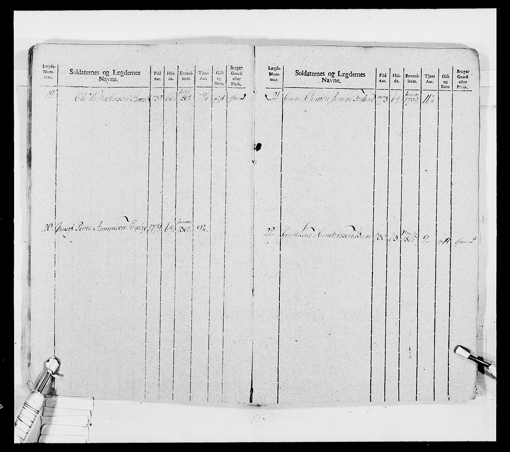 Generalitets- og kommissariatskollegiet, Det kongelige norske kommissariatskollegium, AV/RA-EA-5420/E/Eh/L0031a: Nordafjelske gevorbne infanteriregiment, 1769-1800, p. 380