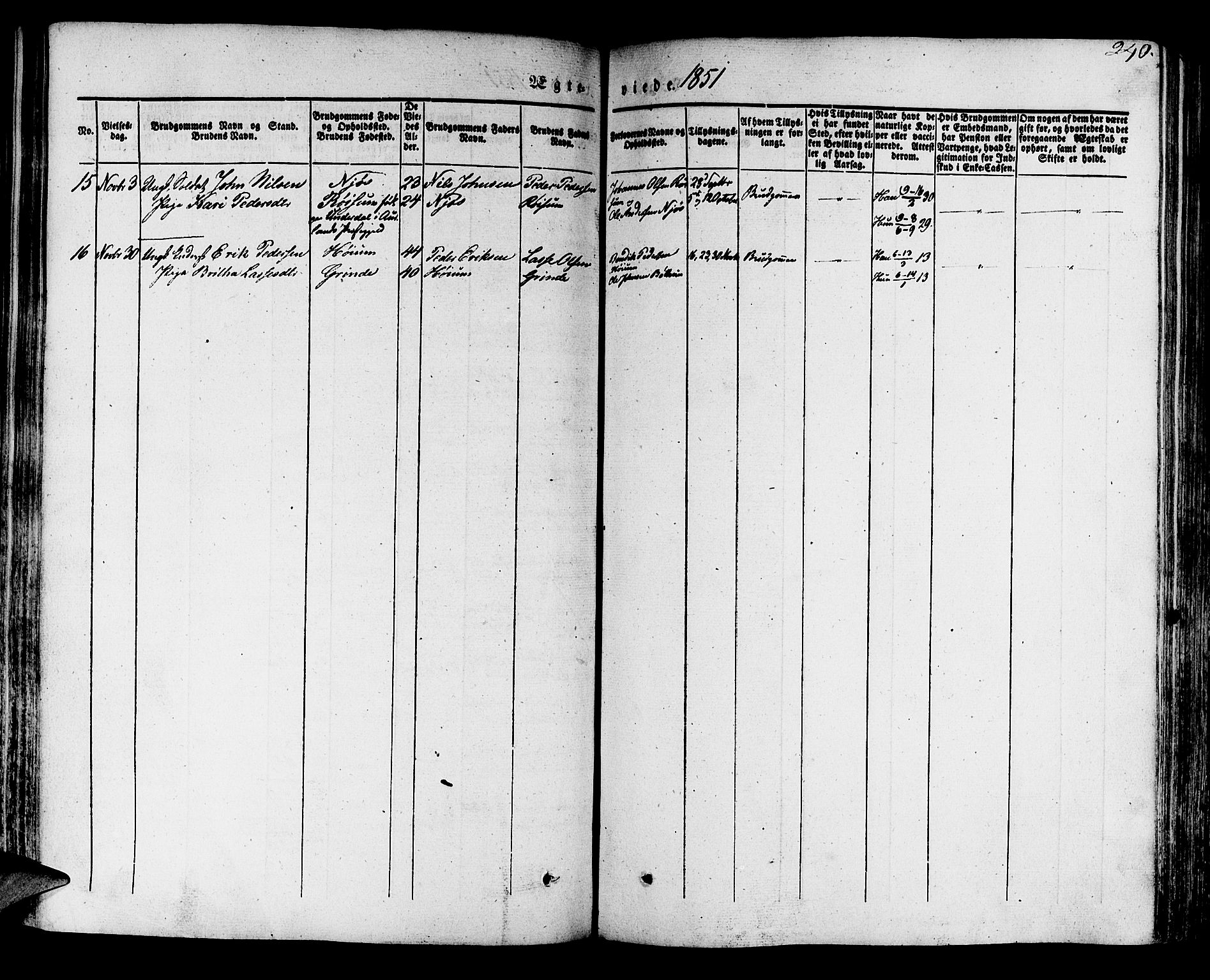 Leikanger sokneprestembete, AV/SAB-A-81001/H/Haa/Haaa/L0007: Parish register (official) no. A 7, 1838-1851, p. 240