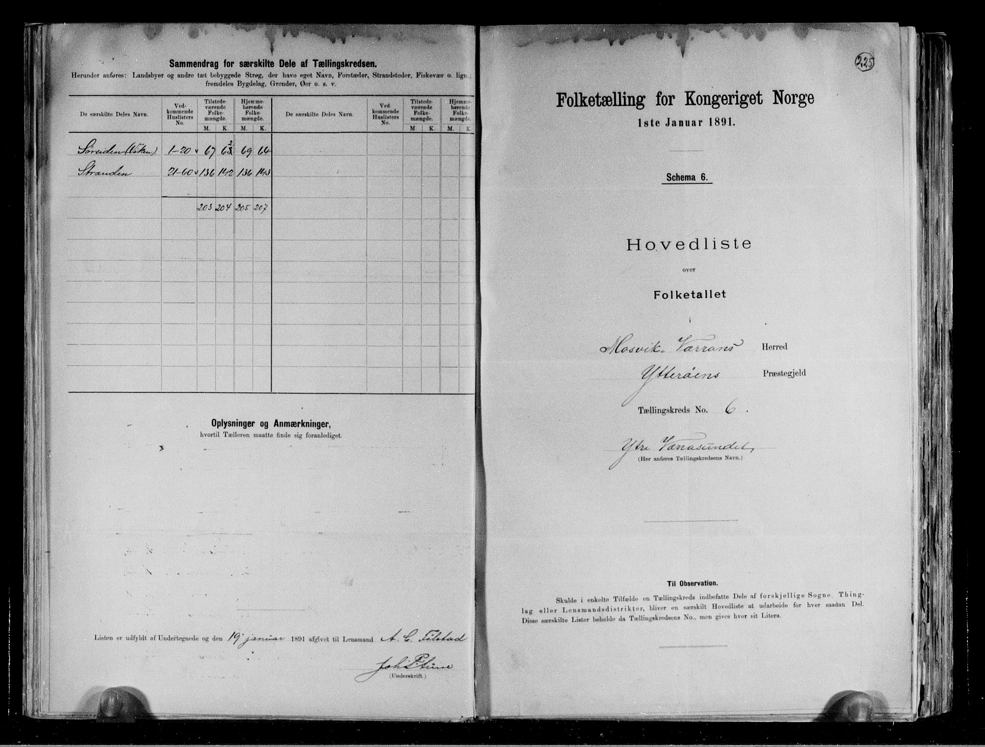 RA, 1891 census for 1723 Mosvik og Verran, 1891, p. 18