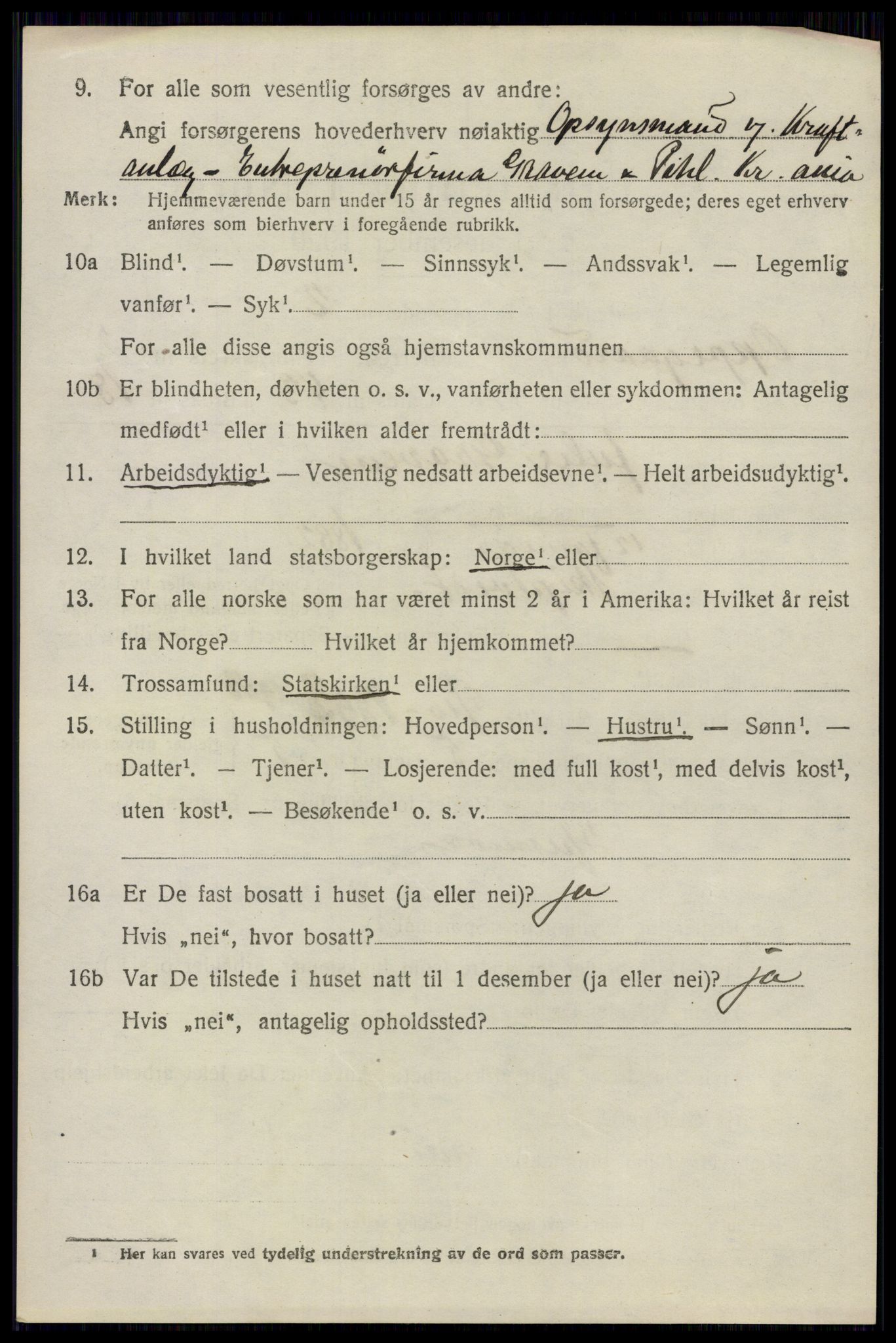 SAO, 1920 census for Oppegård, 1920, p. 4070