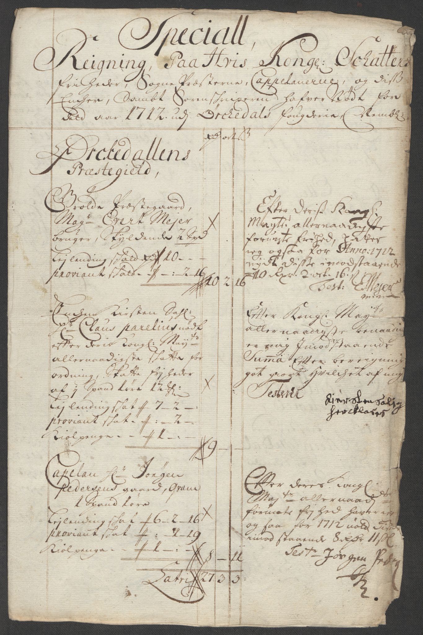 Rentekammeret inntil 1814, Reviderte regnskaper, Fogderegnskap, RA/EA-4092/R60/L3963: Fogderegnskap Orkdal og Gauldal, 1712, p. 391