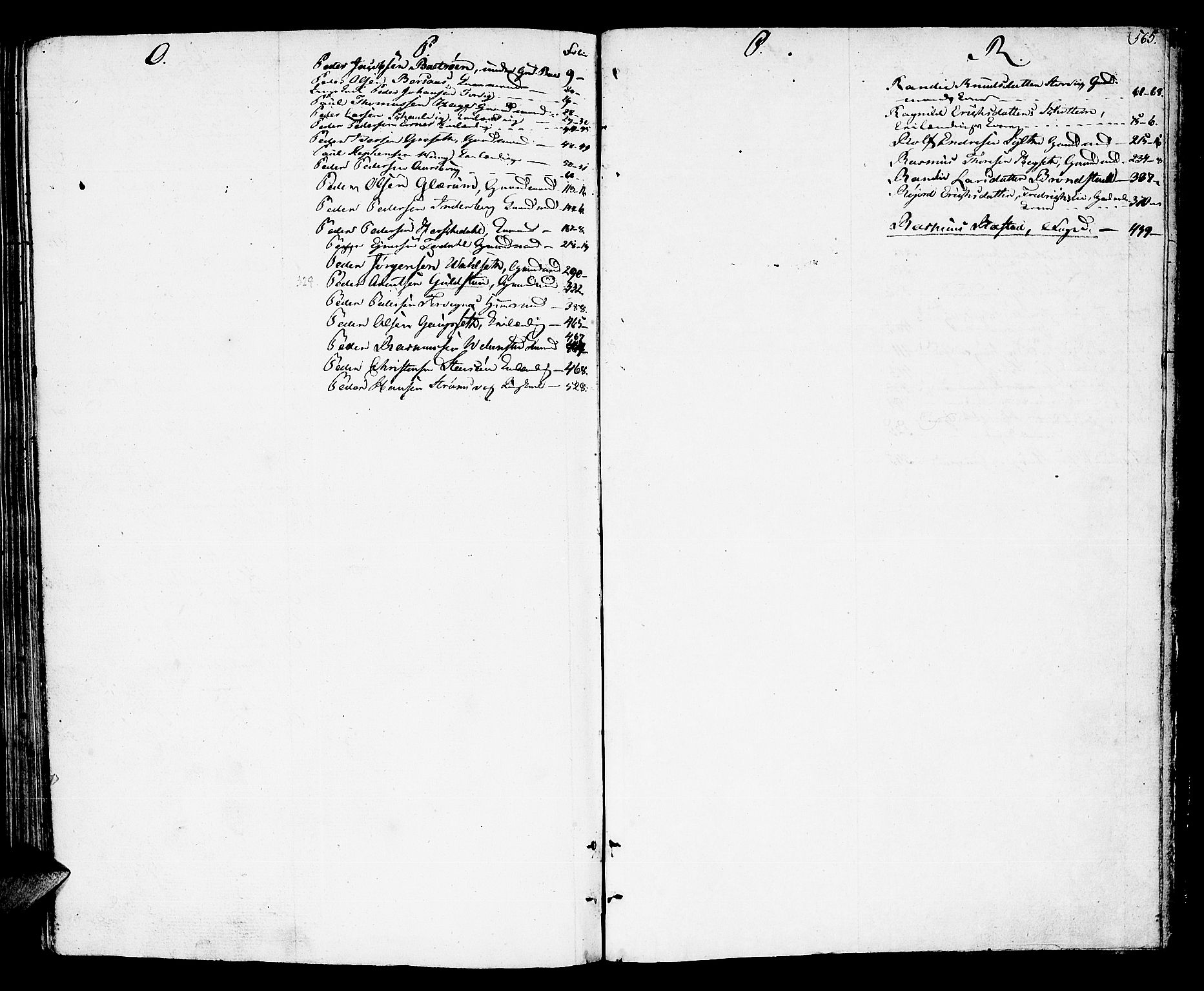 Nordmøre sorenskriveri, SAT/A-4132/1/3/3A/L0026: Skifteprotokoll nr. 24, 1817-1822, p. 564b-565a
