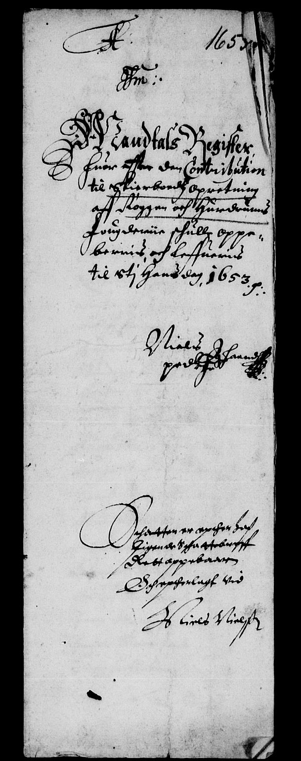 Rentekammeret inntil 1814, Reviderte regnskaper, Lensregnskaper, AV/RA-EA-5023/R/Rb/Rba/L0219: Akershus len, 1653