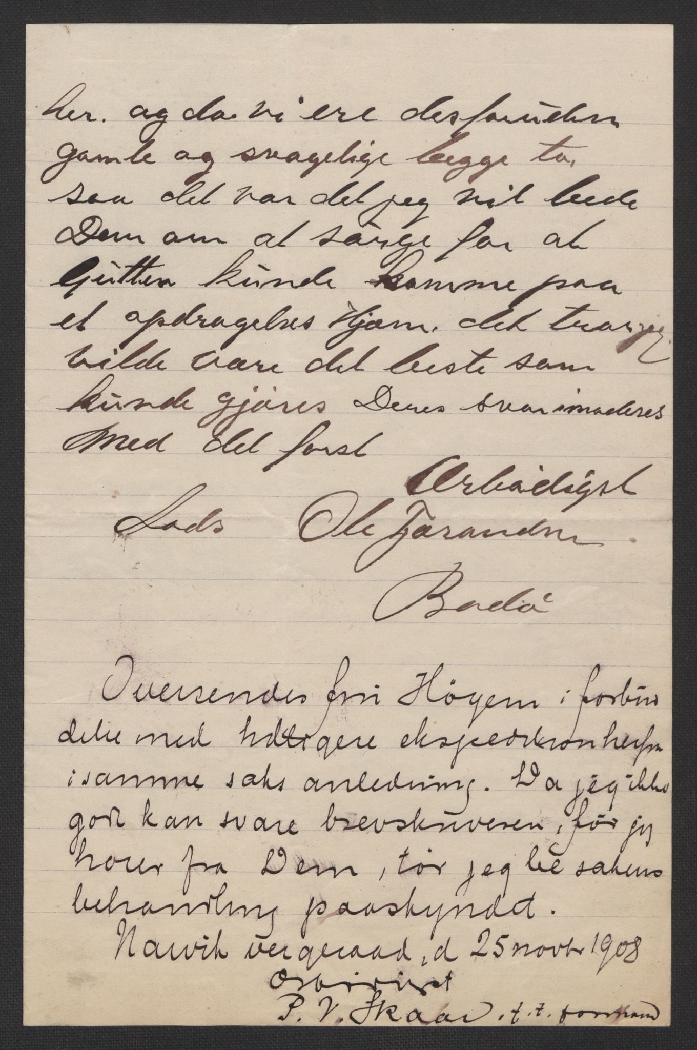 Falstad skolehjem, AV/RA-S-1676/E/Eb/L0009: Elevmapper løpenr. 189-209, 1909-1916, p. 46