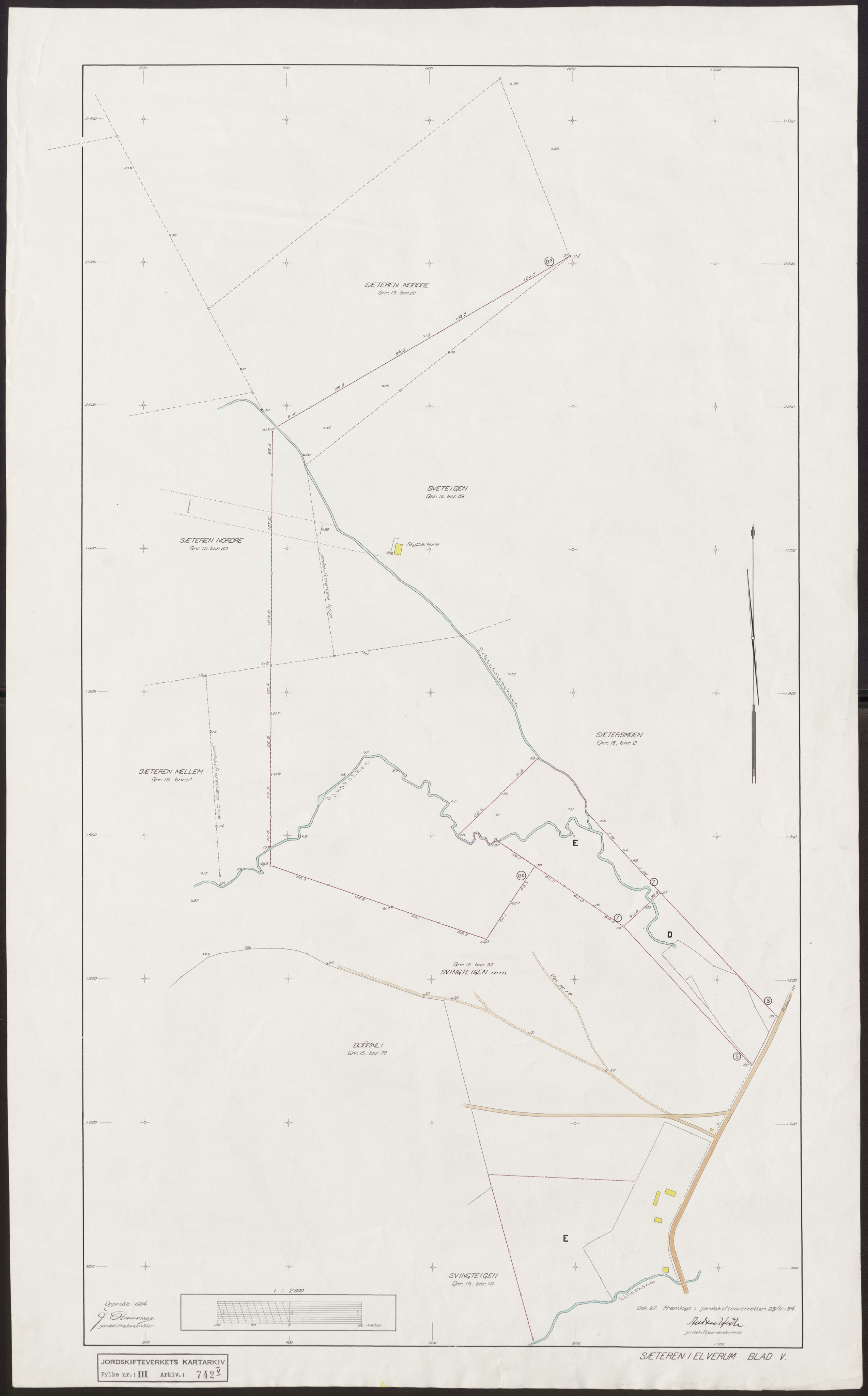 Jordskifteverkets kartarkiv, RA/S-3929/T, 1859-1988, p. 1128