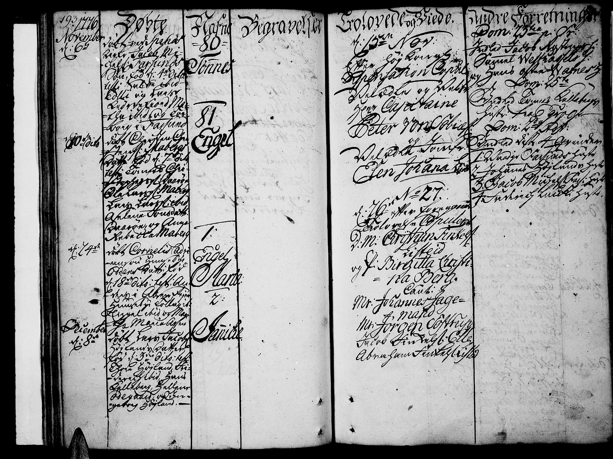 Lista sokneprestkontor, AV/SAK-1111-0027/F/Fa/L0004: Parish register (official) no. A 4, 1768-1794, p. 193-194