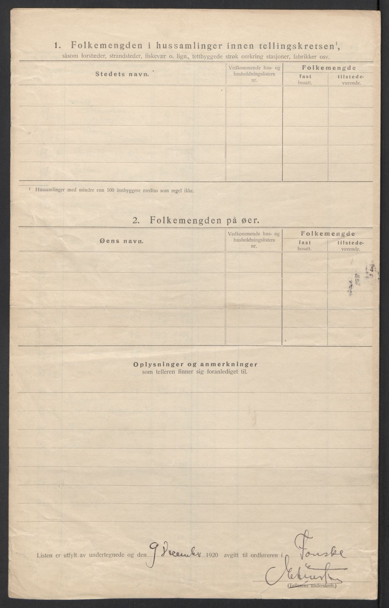 SAT, 1920 census for Fauske, 1920, p. 38