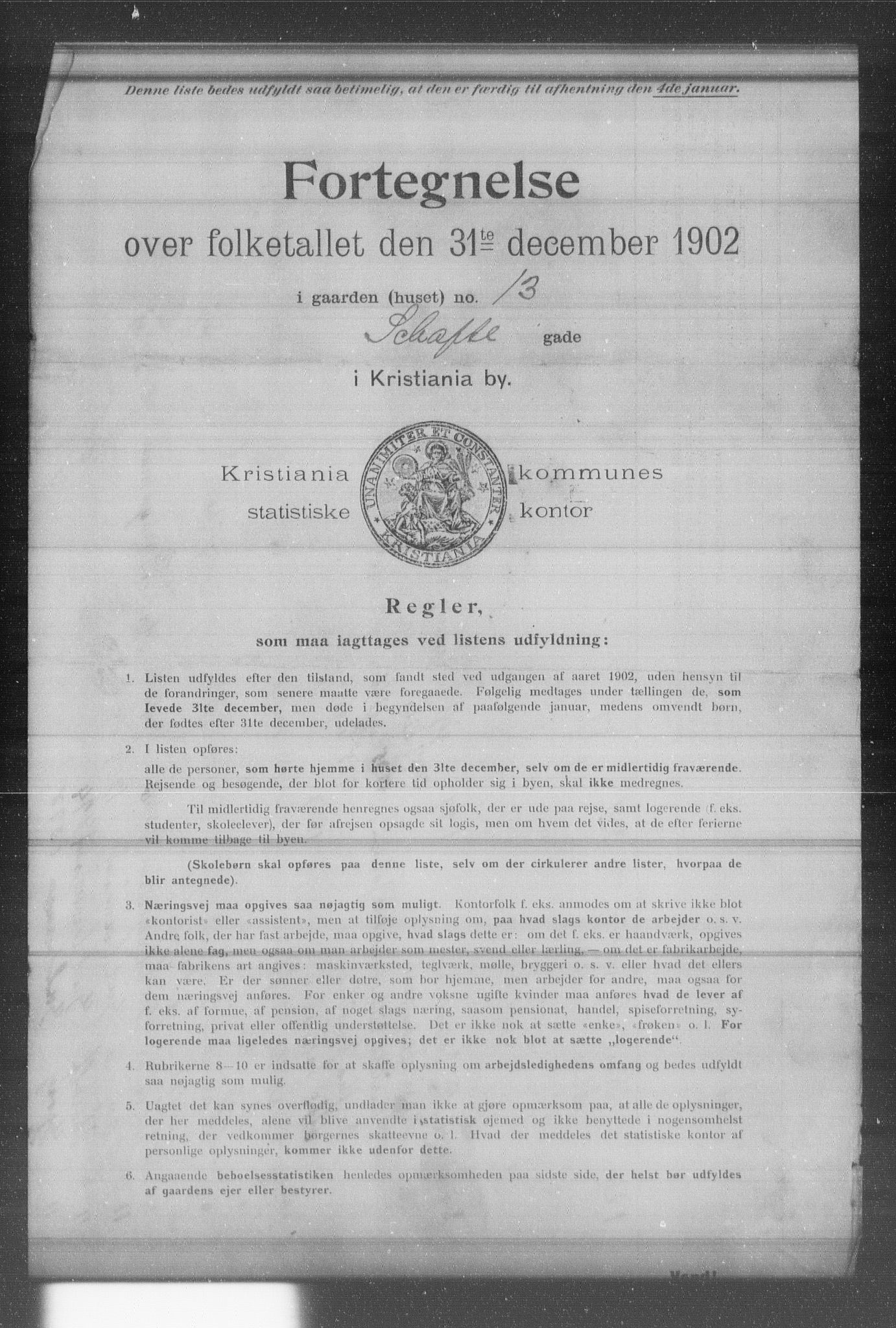 OBA, Municipal Census 1902 for Kristiania, 1902, p. 16824