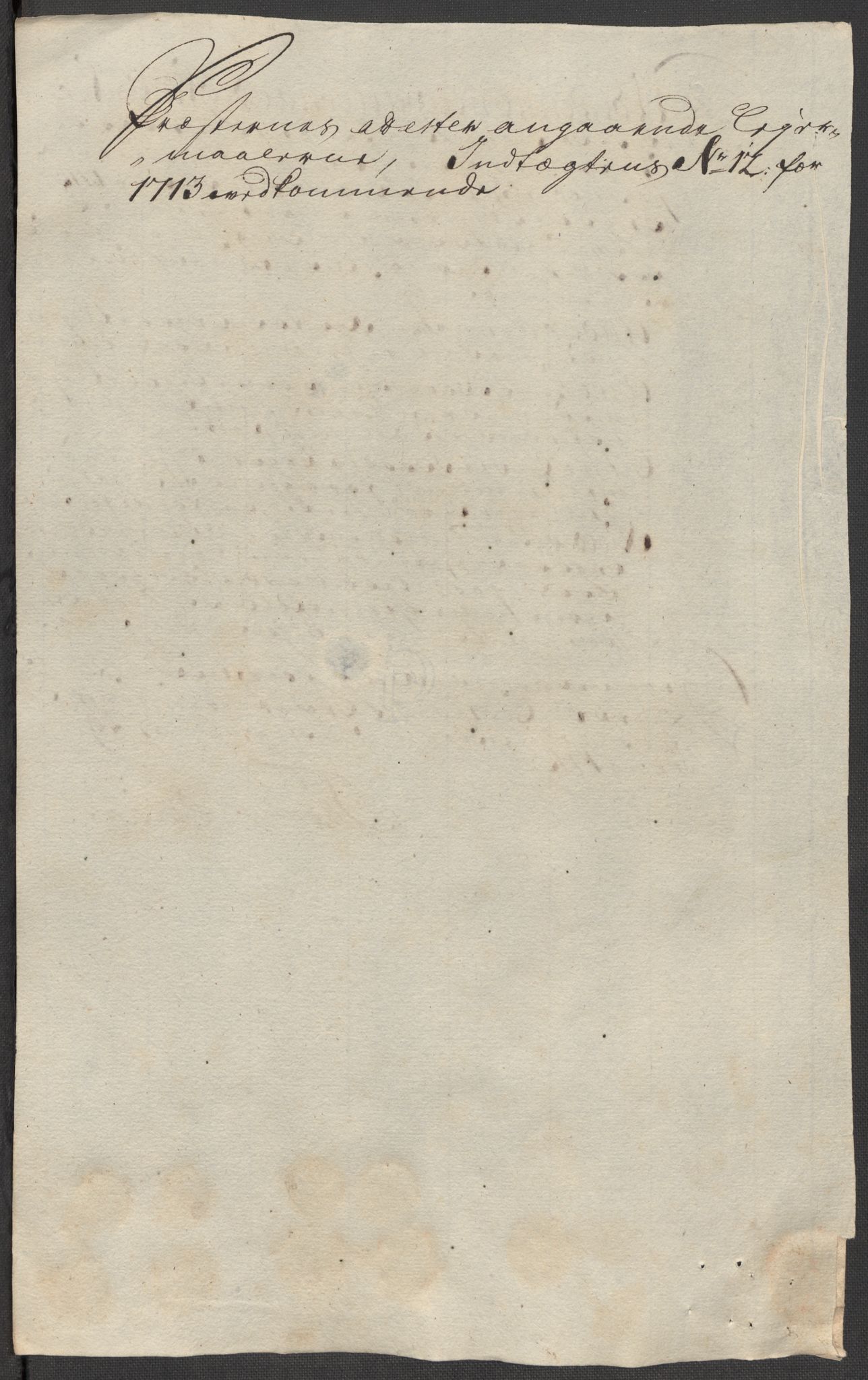 Rentekammeret inntil 1814, Reviderte regnskaper, Fogderegnskap, RA/EA-4092/R16/L1050: Fogderegnskap Hedmark, 1713, p. 275