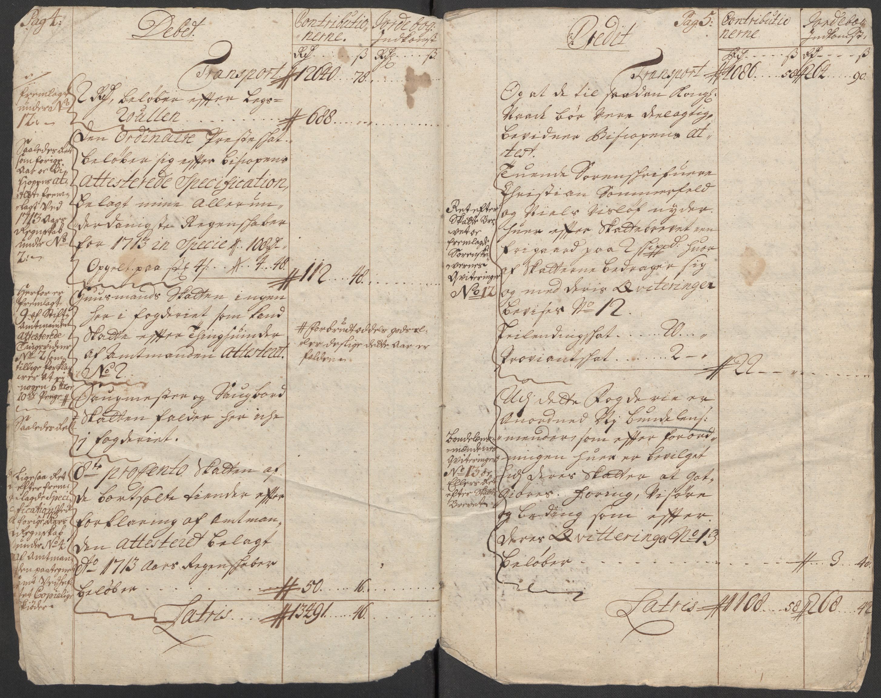 Rentekammeret inntil 1814, Reviderte regnskaper, Fogderegnskap, RA/EA-4092/R18/L1314: Fogderegnskap Hadeland, Toten og Valdres, 1715, p. 5