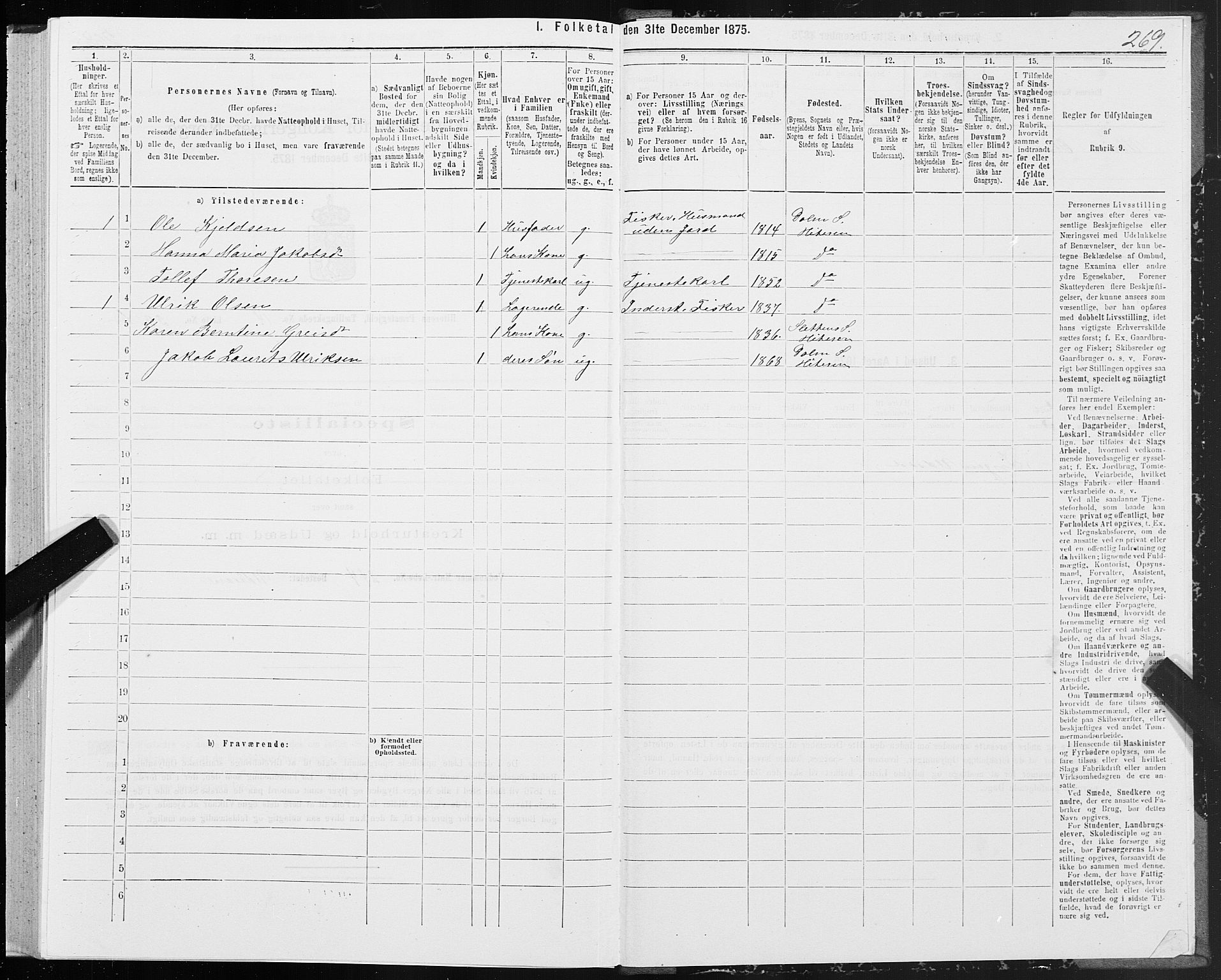 SAT, 1875 census for 1617P Hitra, 1875, p. 7269