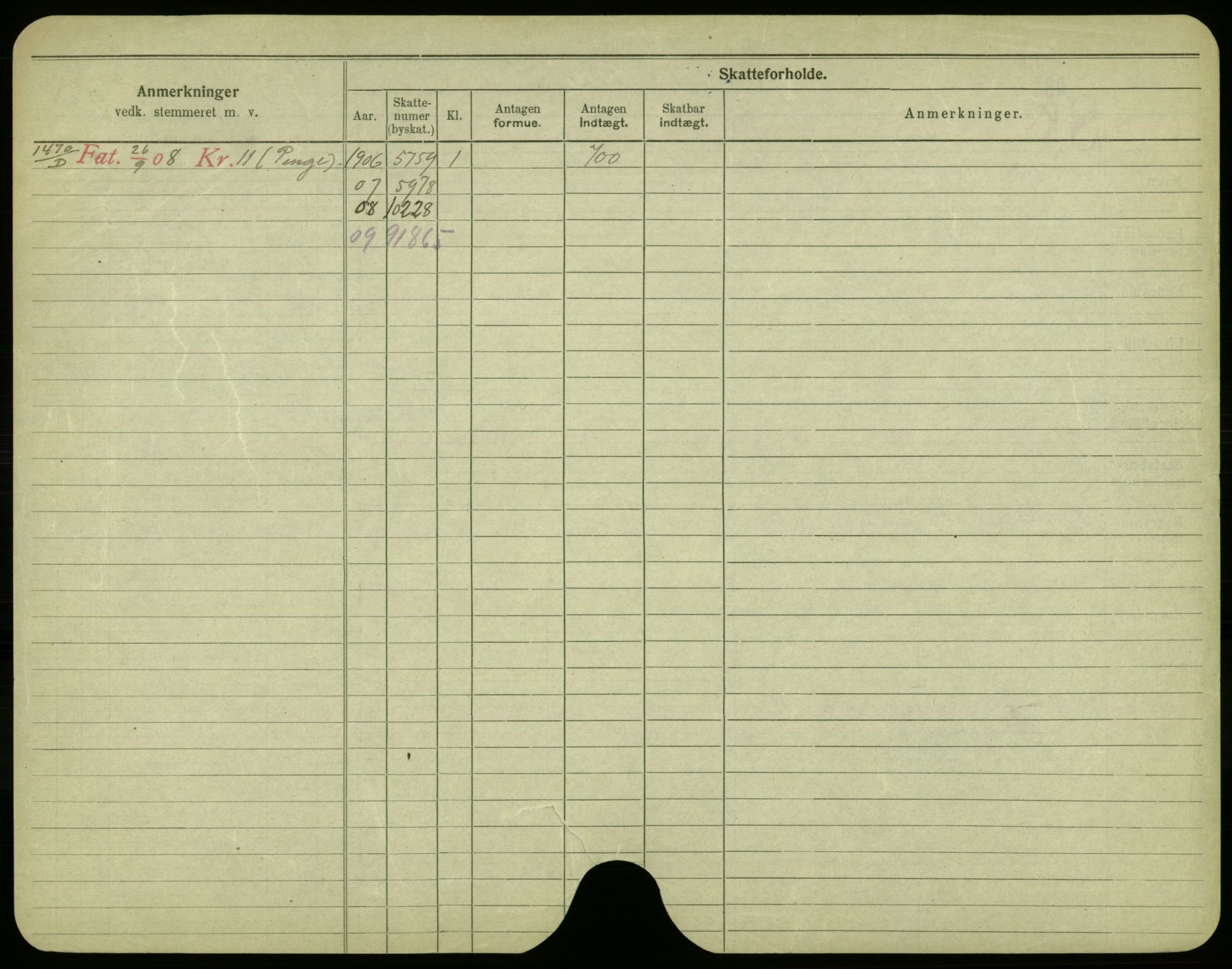 Oslo folkeregister, Registerkort, SAO/A-11715/F/Fa/Fac/L0005: Menn, 1906-1914, p. 850b