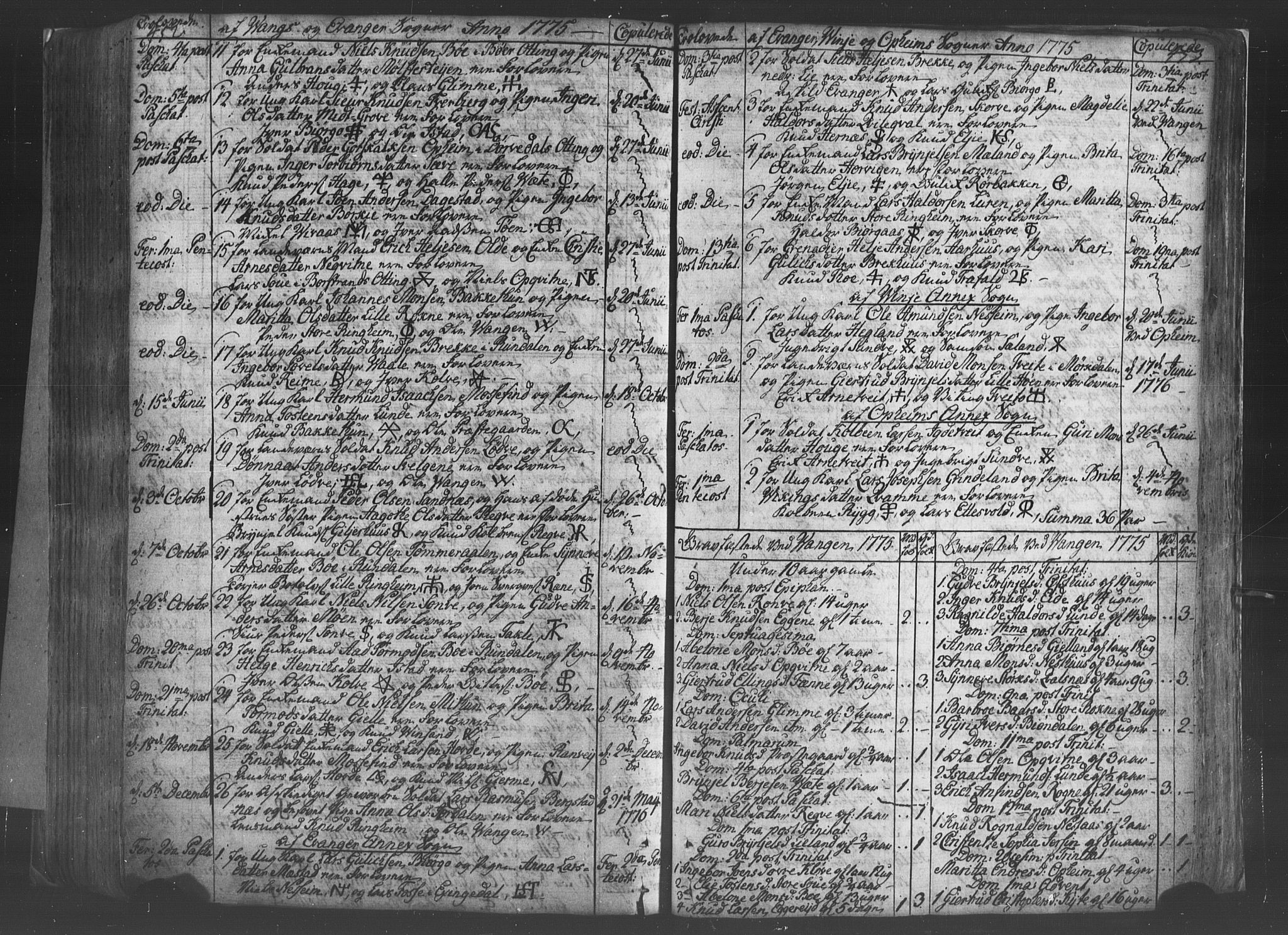 Voss sokneprestembete, AV/SAB-A-79001/H/Haa: Parish register (official) no. A 8, 1752-1780, p. 452-453