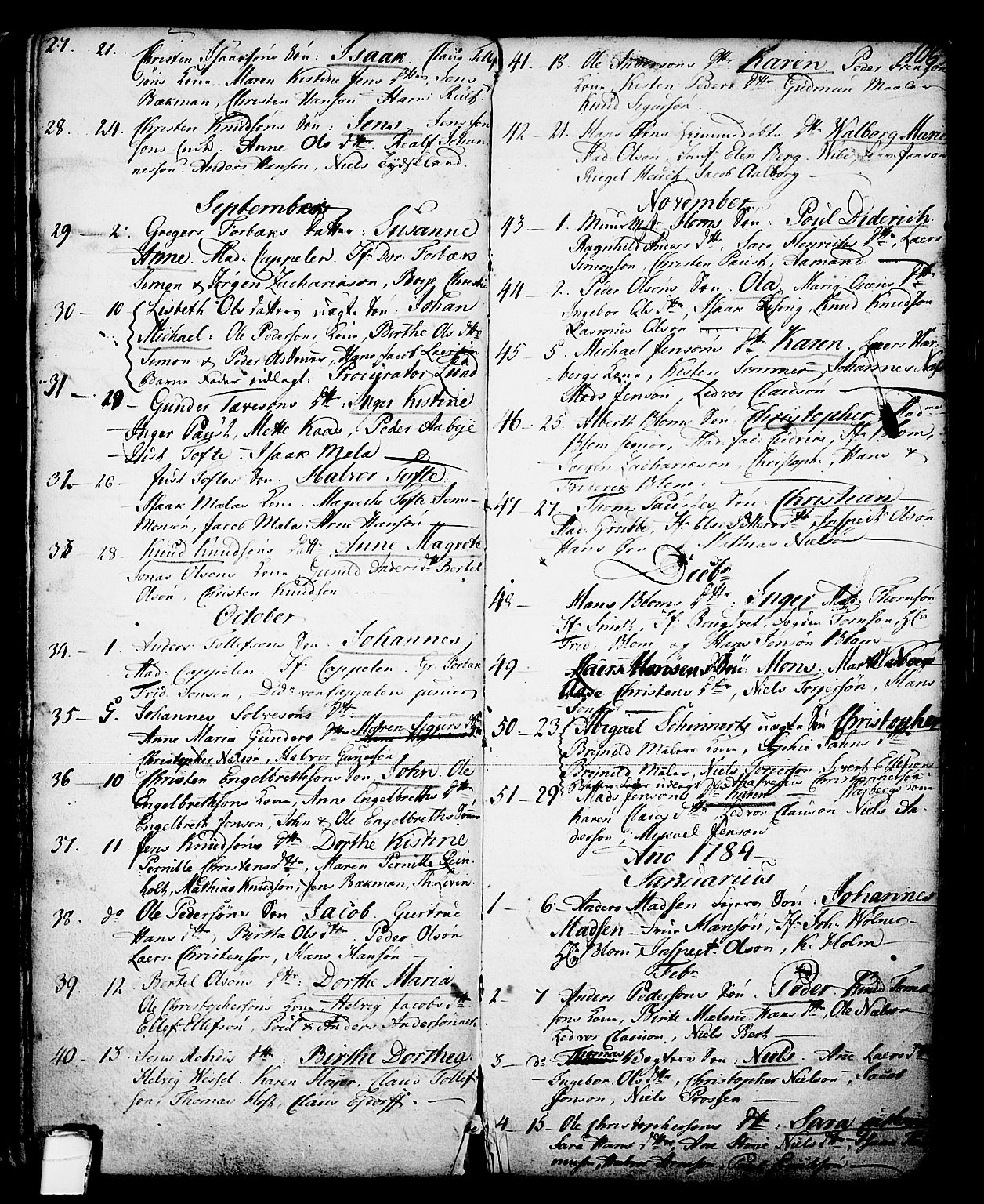 Skien kirkebøker, SAKO/A-302/G/Ga/L0001: Parish register (copy) no. 1, 1756-1791, p. 106
