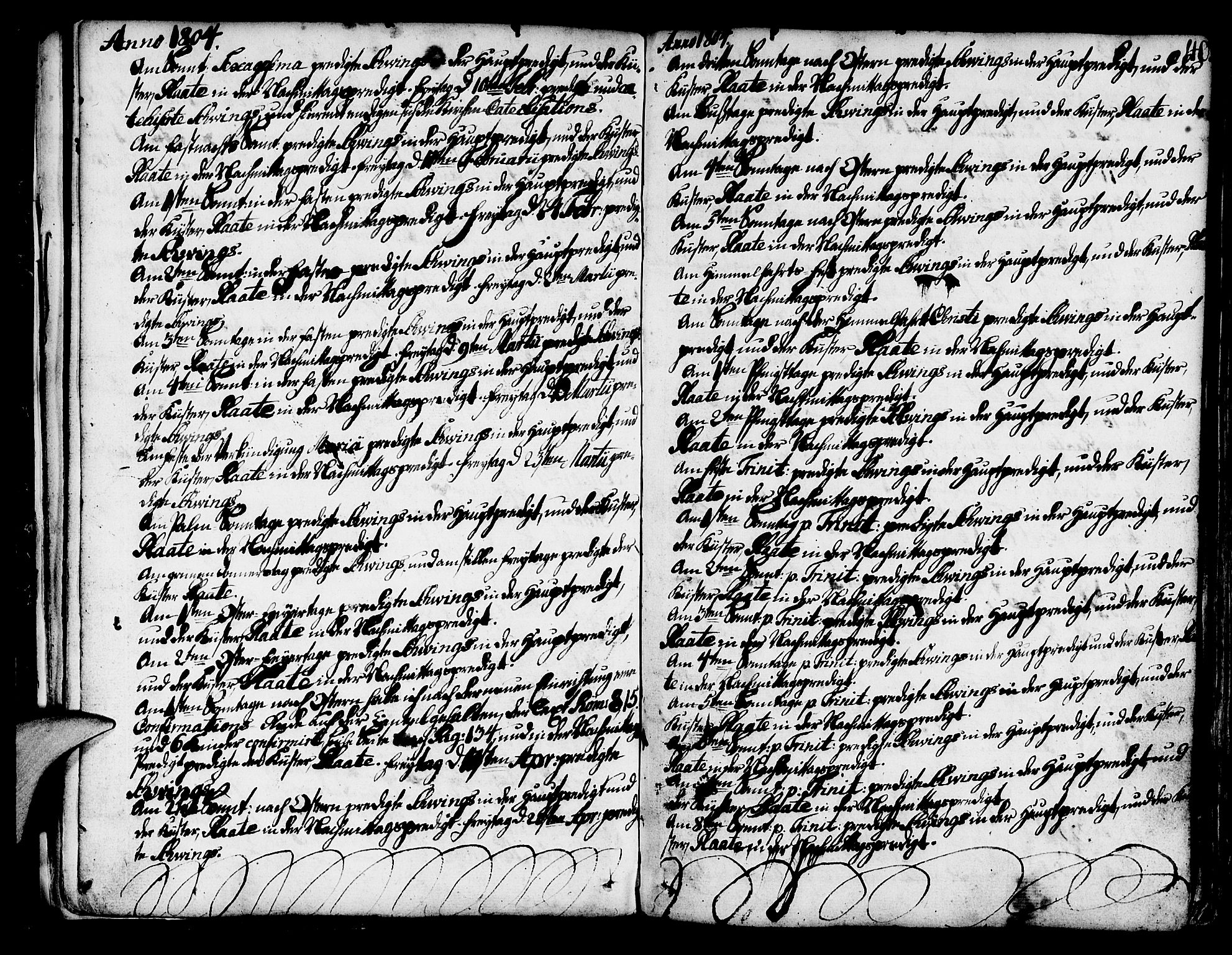 Mariakirken Sokneprestembete, AV/SAB-A-76901/H/Haa/L0003: Parish register (official) no. A 3, 1786-1815, p. 40