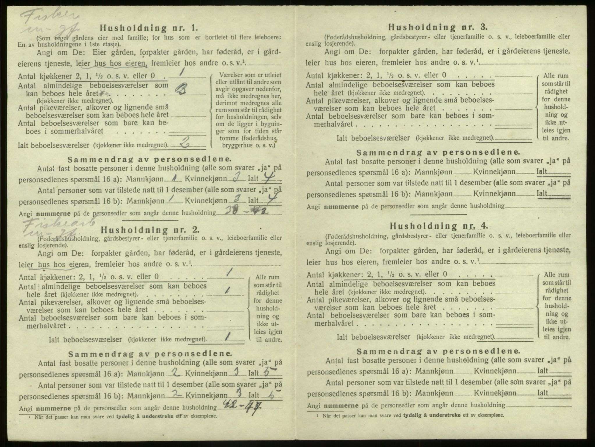 SAB, 1920 census for Kinn, 1920, p. 415