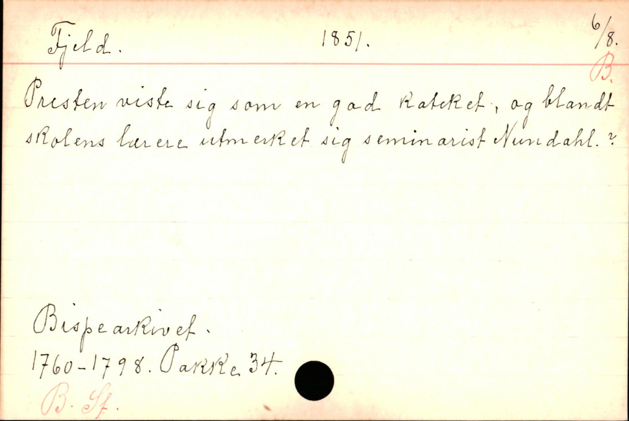 Haugen, Johannes - lærer, AV/SAB-SAB/PA-0036/01/L0001: Om klokkere og lærere, 1521-1904, p. 3026
